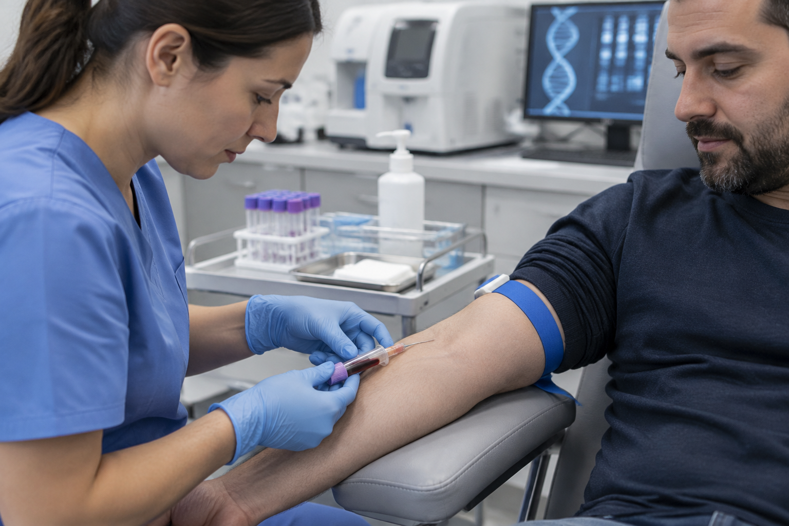 فحص جين SMPD1 لنقص سفينغوميليناز الحمضي — Sphingomyelin phosphodiesterase 1 gene testing for acid sphingomyelinase deficiency (SMPD1) — صورة توضيحية للفحص
