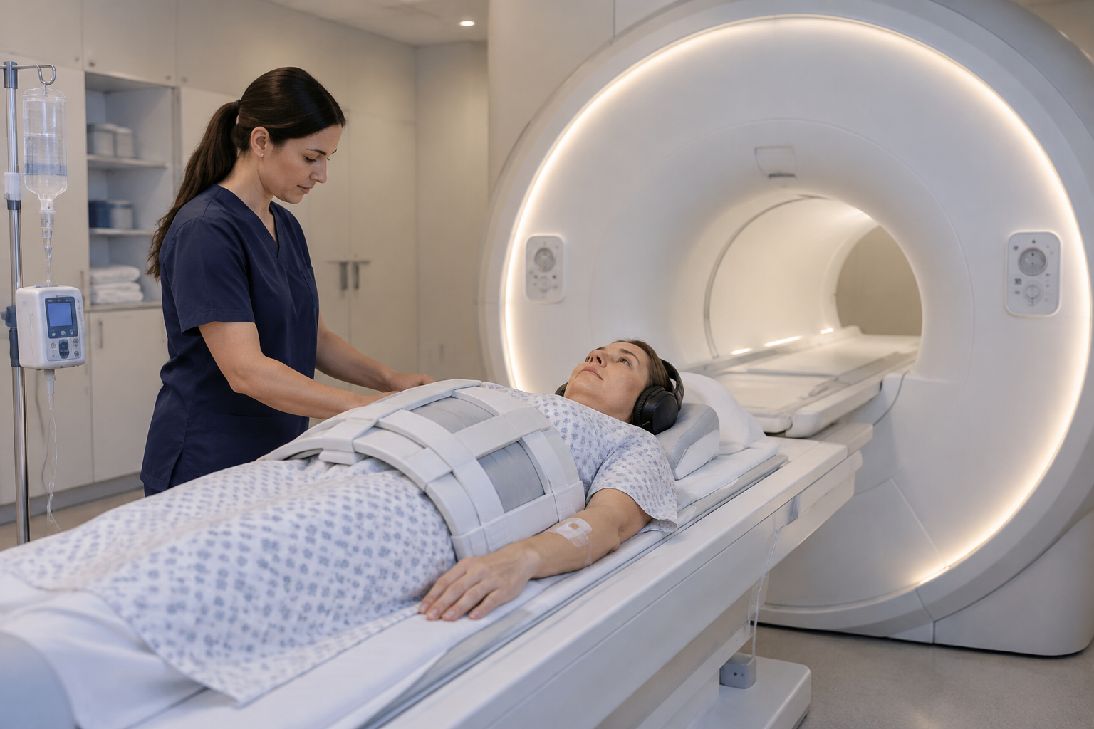 تصوير قنوات البنكرياس بالرنين بعد السيكريتين — Magnetic resonance pancreatography after secretin administration — صورة توضيحية للفحص