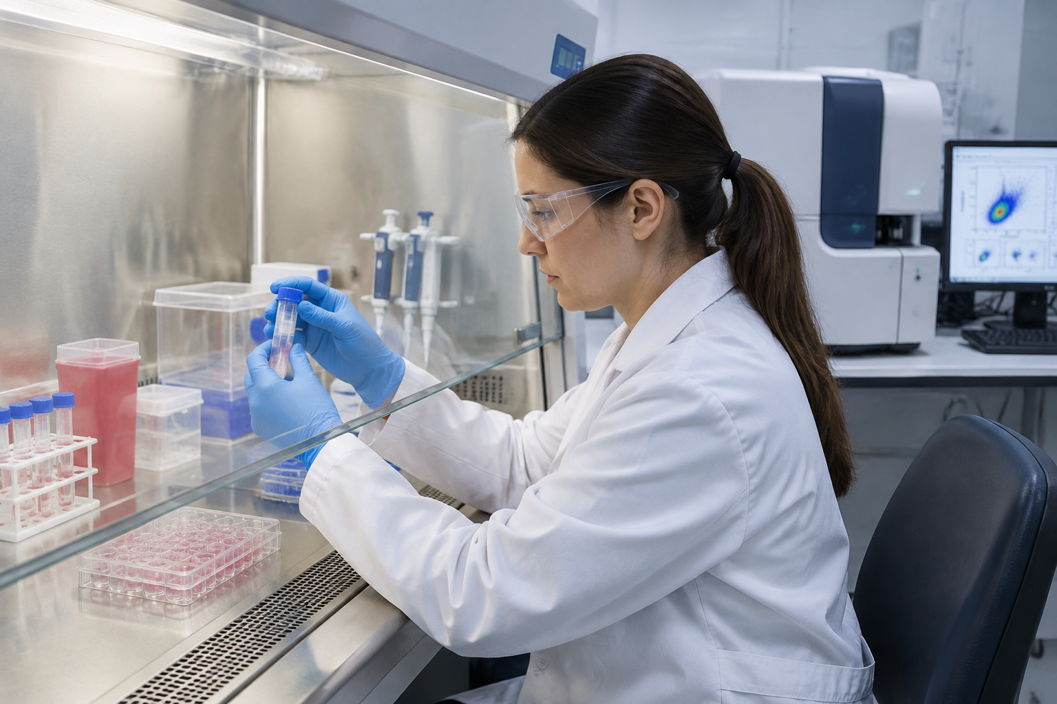 اختبار فعالية منتج CAR-T (تخصصي) — Specialized chimeric antigen receptor T-cell product potency assay (CAR-T) — صورة توضيحية للفحص