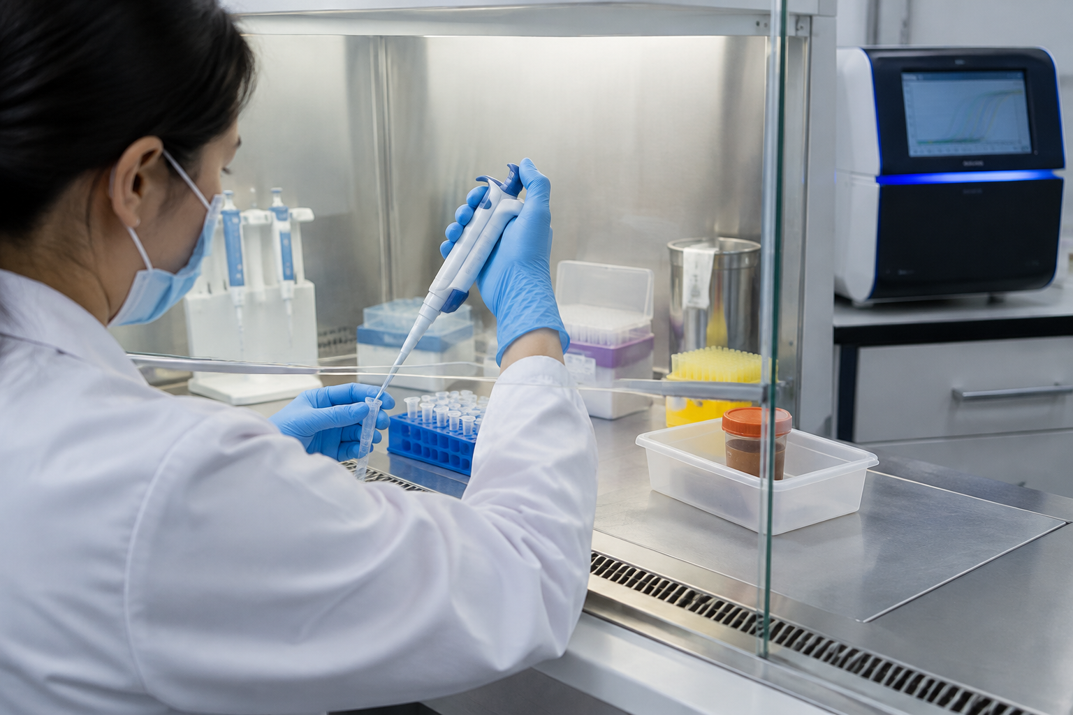 اختبار مقاومة كلاريثروميسين في جرثومة المعدة — Helicobacter pylori clarithromycin resistance testing — صورة توضيحية للفحص