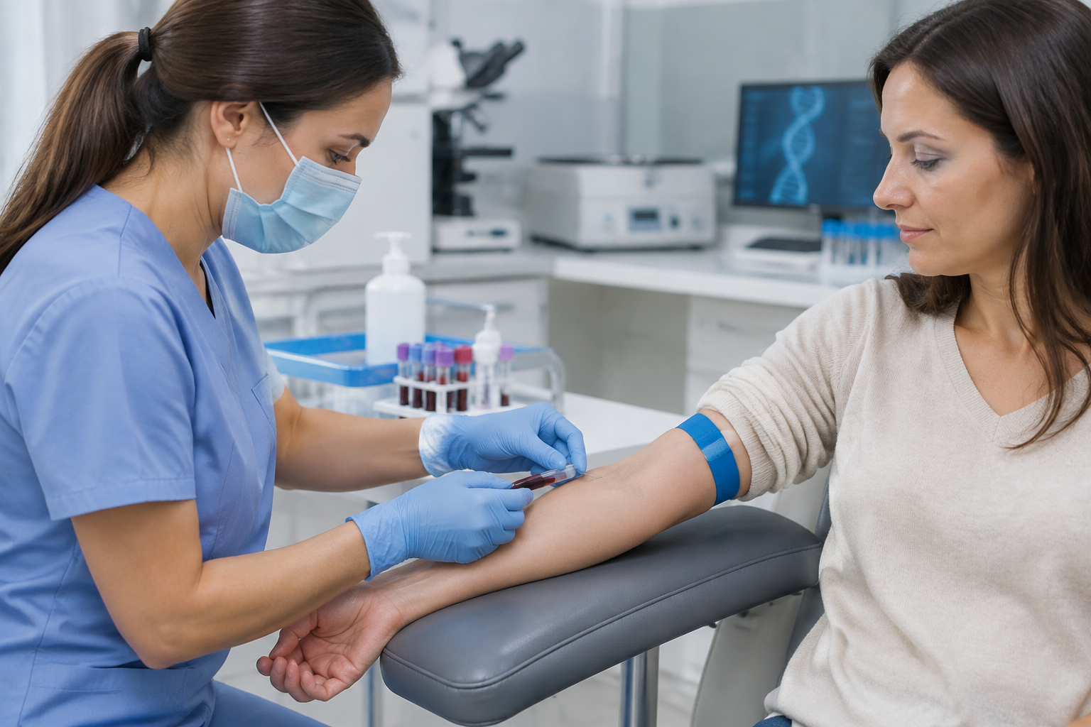 فحص جين C3 لاعتلال المتممة الوراثي — Complement Component 3 Gene Testing for Hereditary Complement Disorders (C3) — صورة توضيحية للفحص
