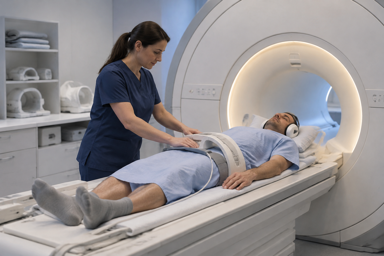 الرنين المغناطيسي للناسور الشرجي — Magnetic Resonance Imaging for Anal Fistula (MRI) — صورة توضيحية للفحص