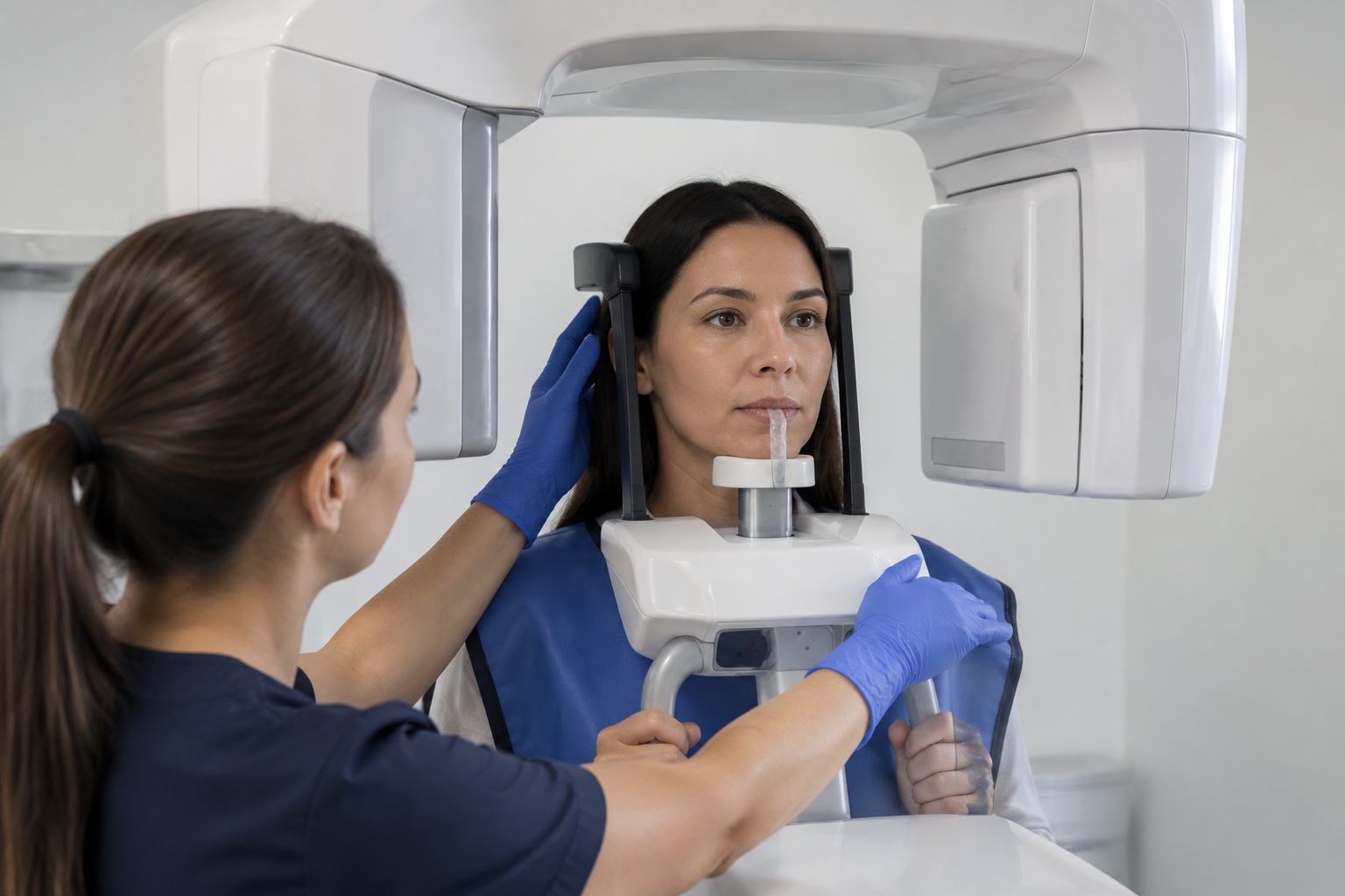 الأشعة البانورامية للأسنان — Panoramic Dental Radiography (OPG) — صورة توضيحية للفحص