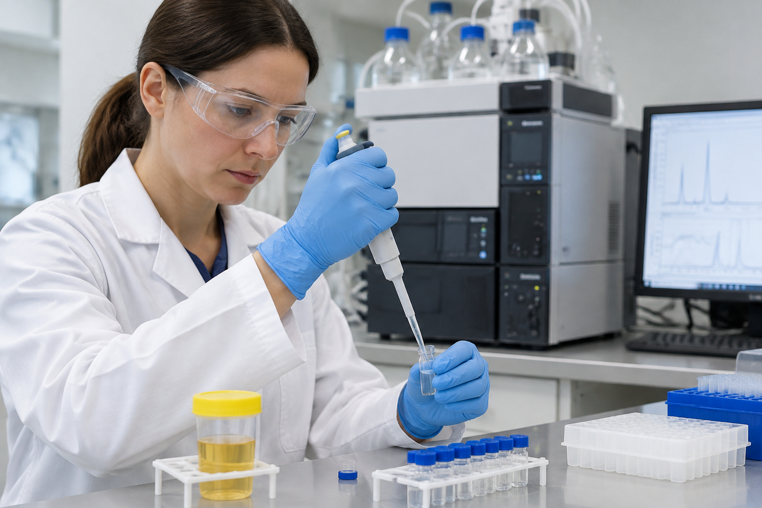 تحليل الغليفوسات — Glyphosate Assay — صورة توضيحية للفحص