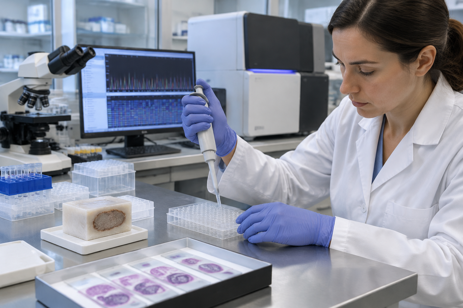 فحص نقص إصلاح إعادة التركيب المتماثل HRD — Homologous Recombination Deficiency Testing (HRD) — صورة توضيحية للفحص