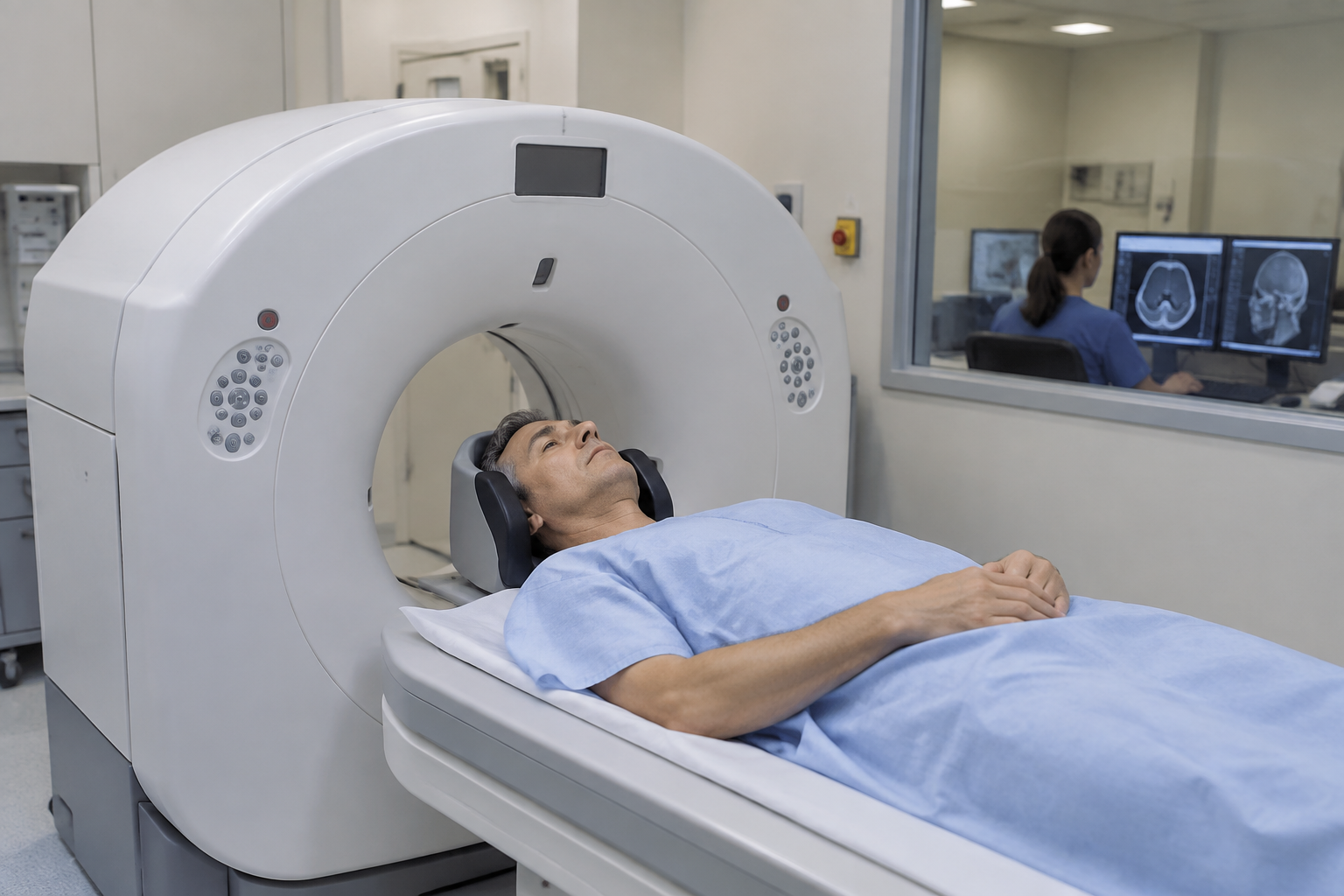 تصوير تسرب السائل النخاعي من الأذن بالتصوير المقطعي عالي الدقة — High-Resolution Computed Tomography for Cerebrospinal Fluid Otorrhea (HRCT) — صورة توضيحية للفحص