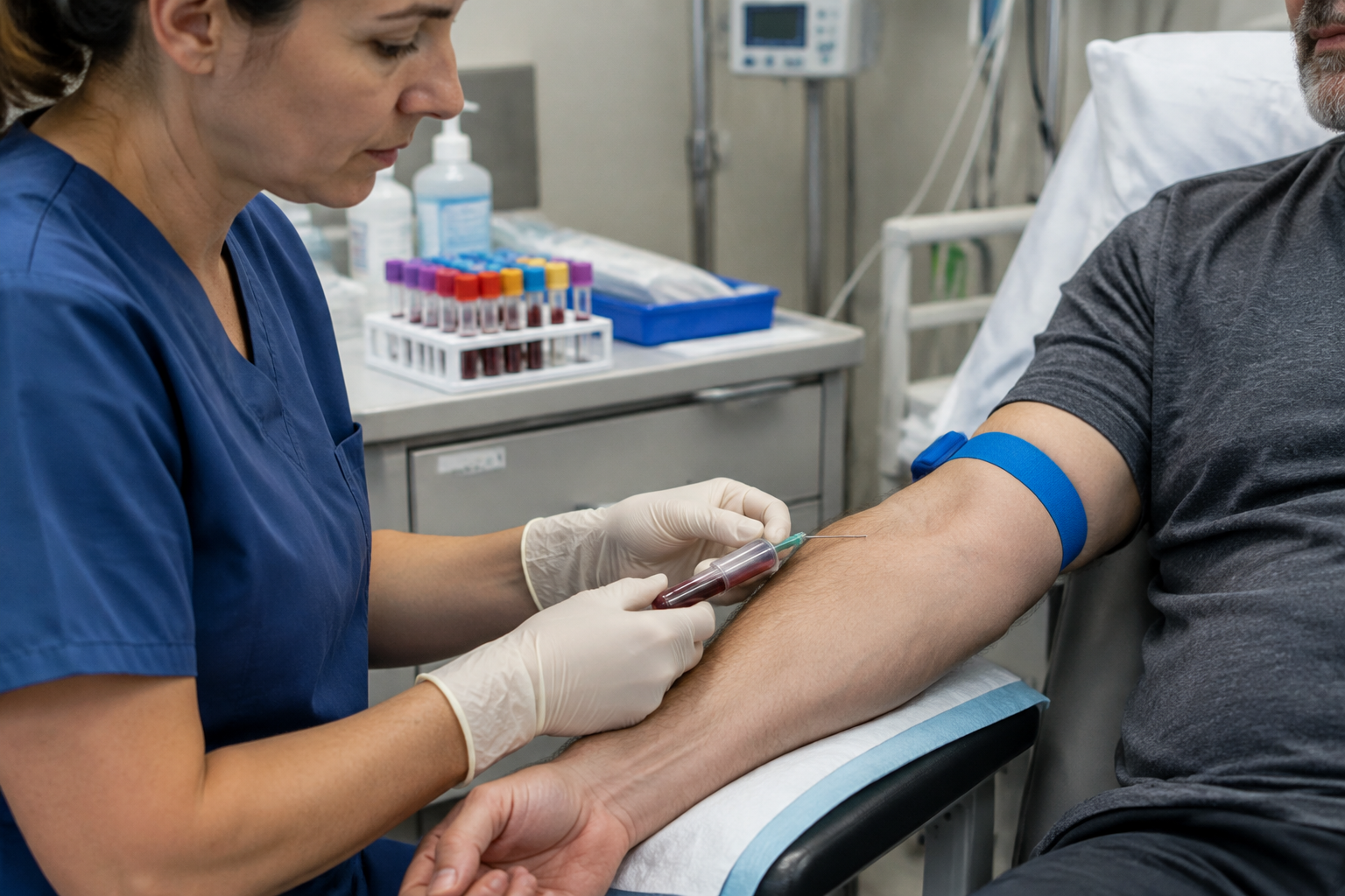 تحليل مستوى دابتوميسين — Daptomycin level assay — صورة توضيحية للفحص