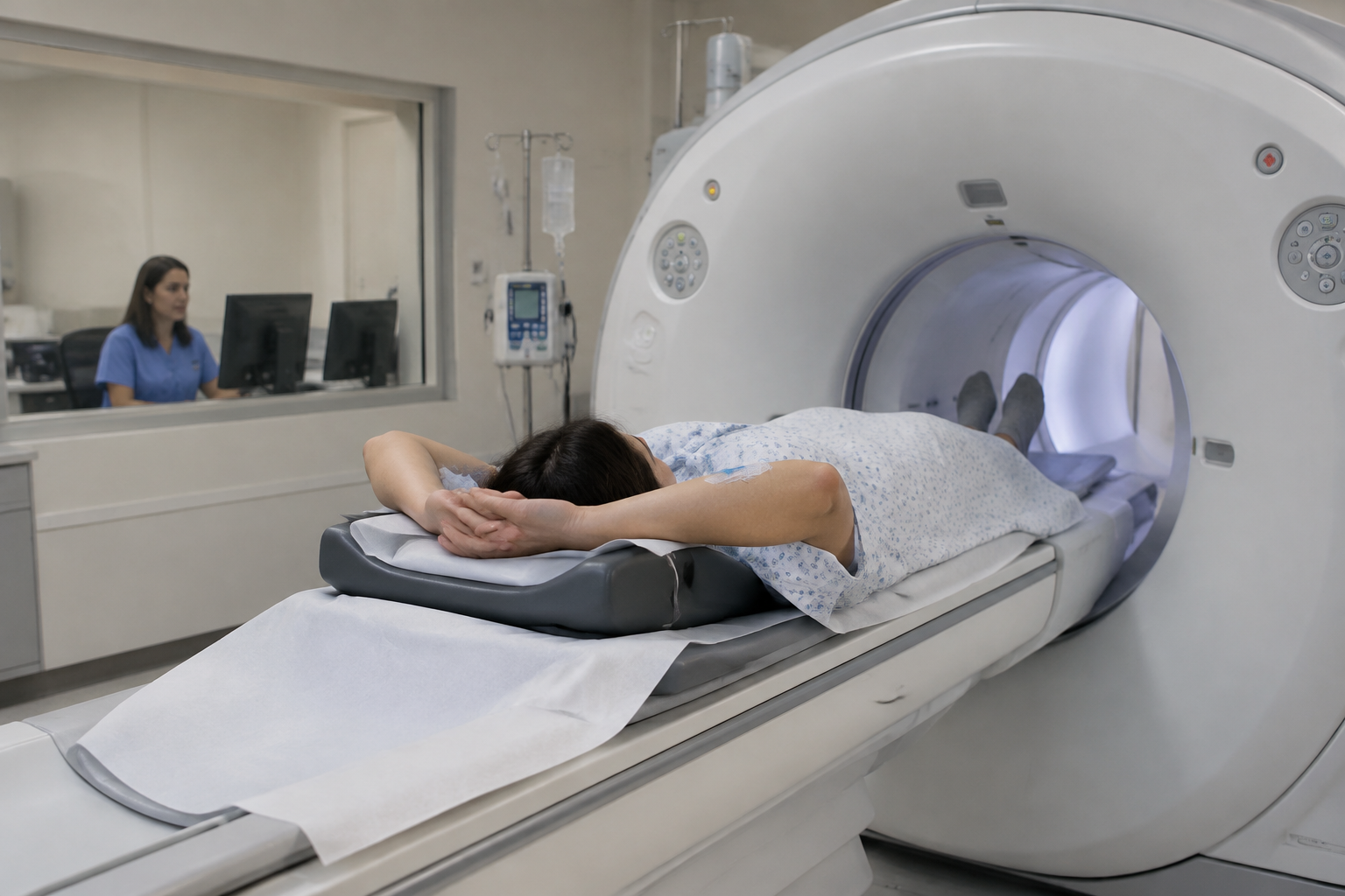 تصوير PET/CT بمادة FDG — Fluorodeoxyglucose positron emission tomography/computed tomography (FDG PET/CT) — صورة توضيحية للفحص