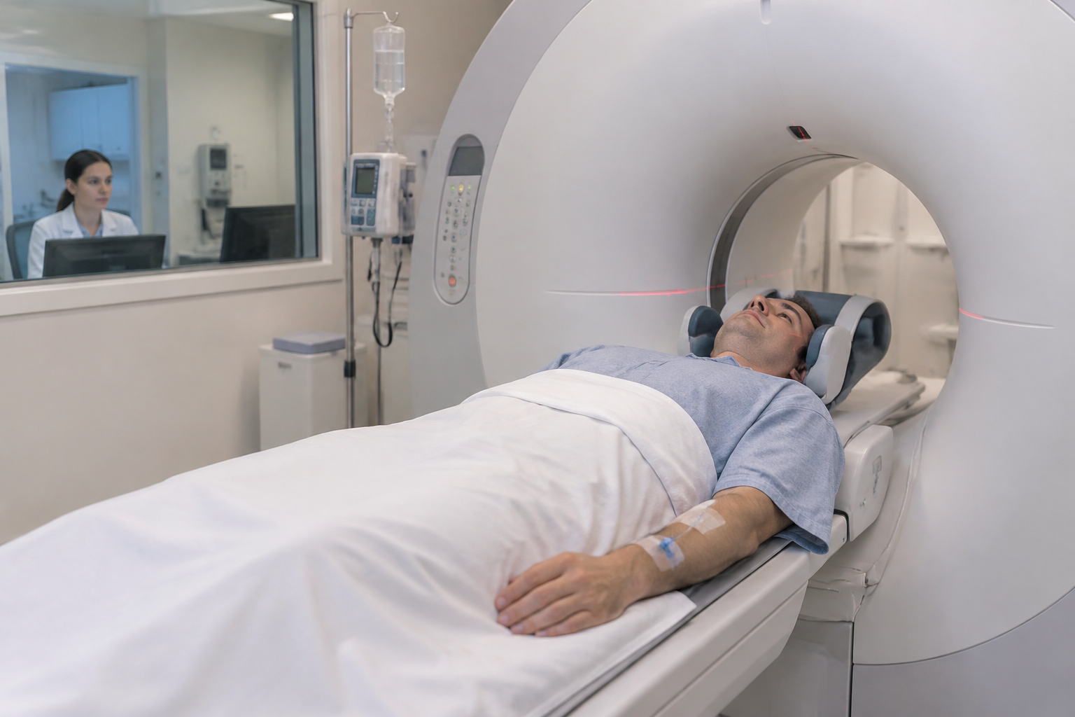 تصوير المخ بالبوزيترون — Brain Fluorodeoxyglucose Positron Emission Tomography (FDG PET) — صورة توضيحية للفحص