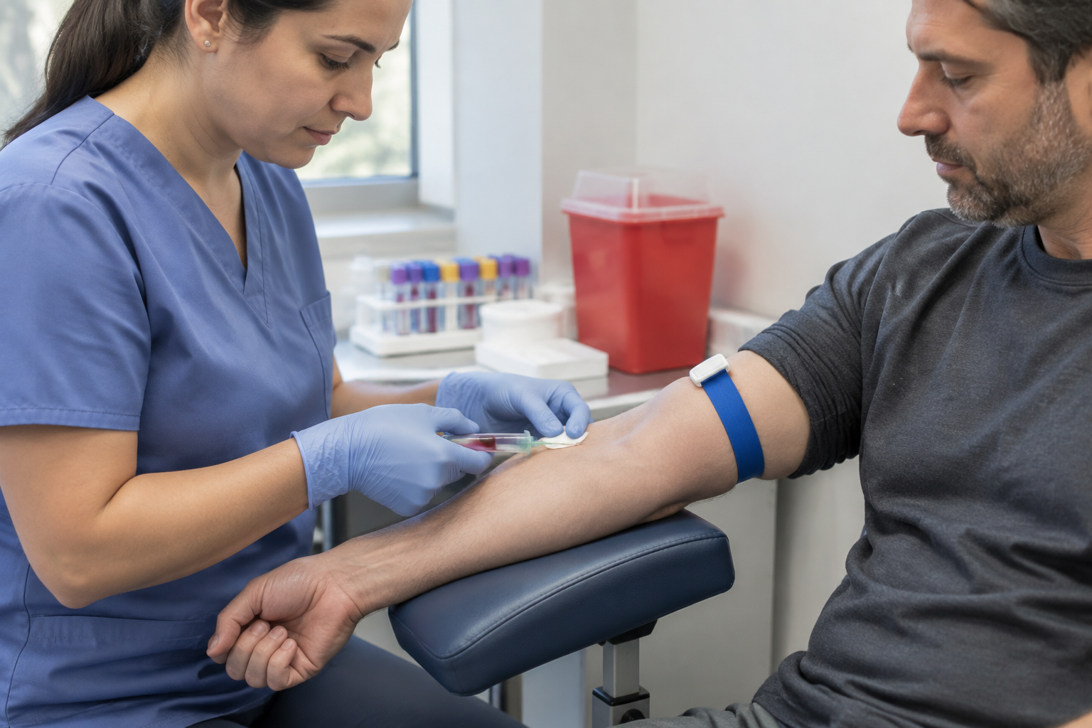 تحليل حمض البريستانيك — Pristanic Acid Test — صورة توضيحية للفحص