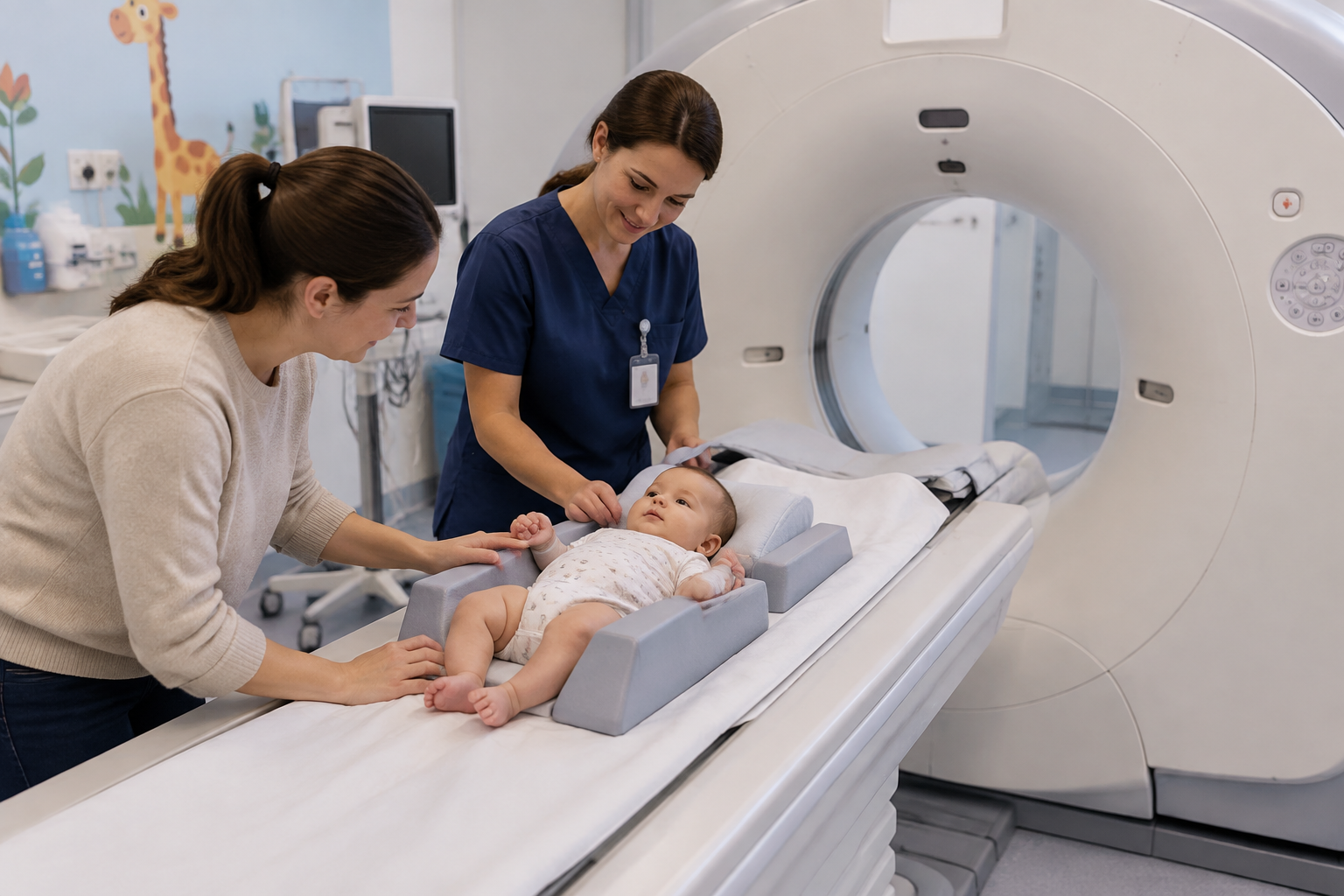 الأشعة المقطعية منخفضة الجرعة لتشوهات الرئة الخلقية عند الرضع — Low-Dose Computed Tomography for Congenital Lung Malformations in Infants (CT) — صورة توضيحية للفحص