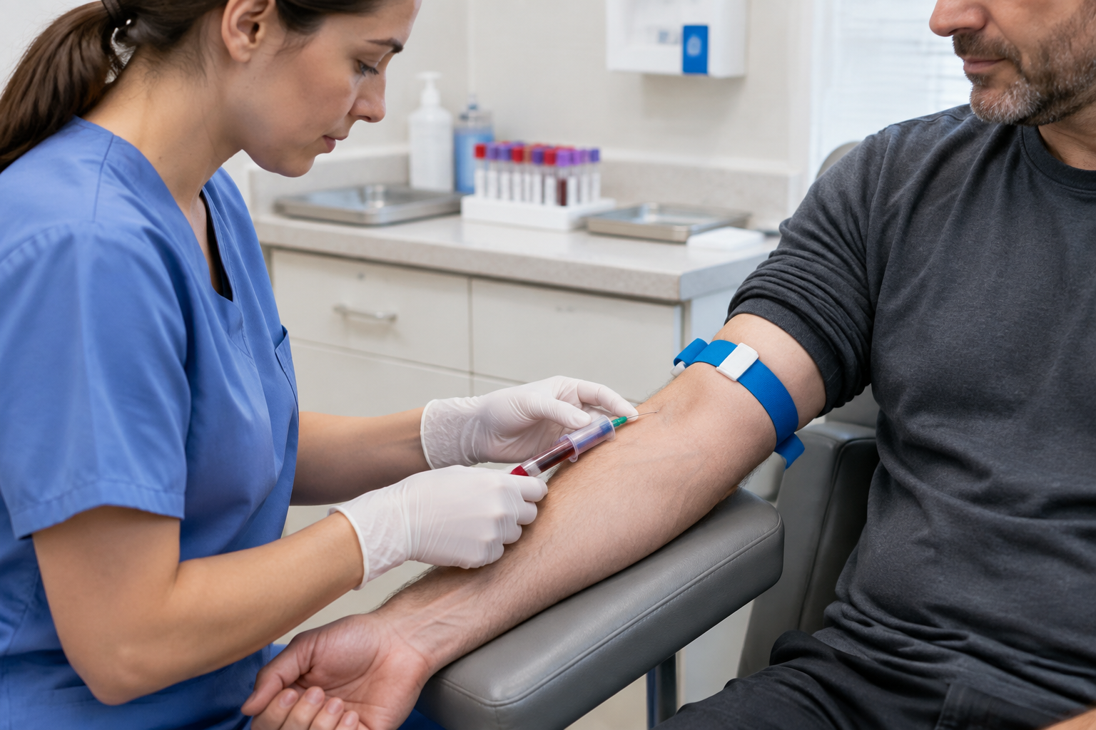 تحليل بروتين ارتباط الهرمونات الجنسية في الخصوبة — Sex Hormone-Binding Globulin Test for Fertility Evaluation (SHBG) — صورة توضيحية للفحص