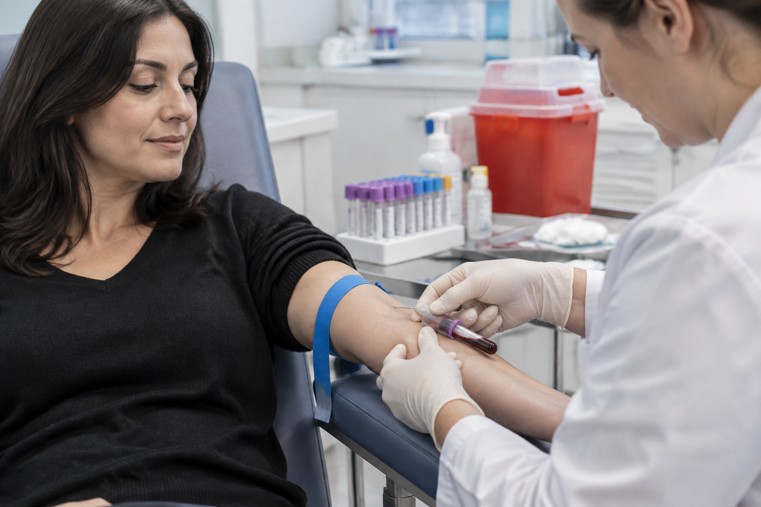 فحص جين HMBS للبورفيريا الحادة المتقطعة — Hydroxymethylbilane Synthase Gene Testing for Acute Intermittent Porphyria (HMBS) — صورة توضيحية للفحص