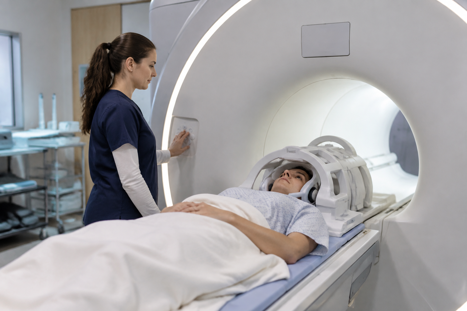الرنين المغناطيسي على الغدة النخامية — Magnetic Resonance Imaging of the Pituitary Gland (MRI) — صورة توضيحية للفحص
