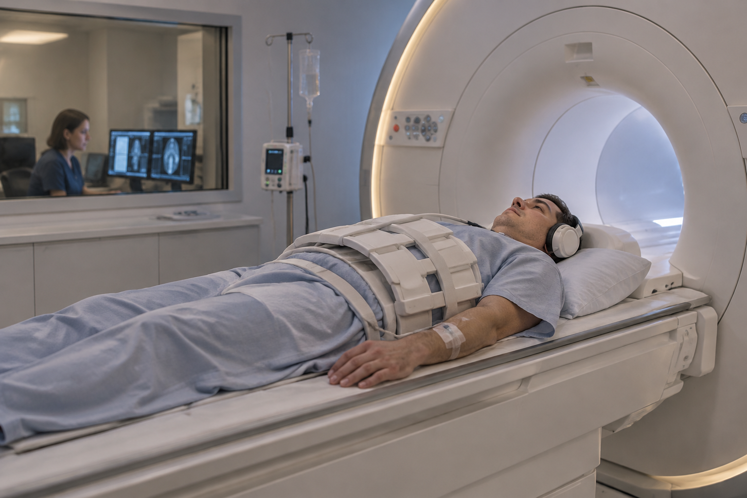 تصوير شرايين الكلى بالرنين — Magnetic Resonance Angiography of the Renal Arteries (MRA) — صورة توضيحية للفحص