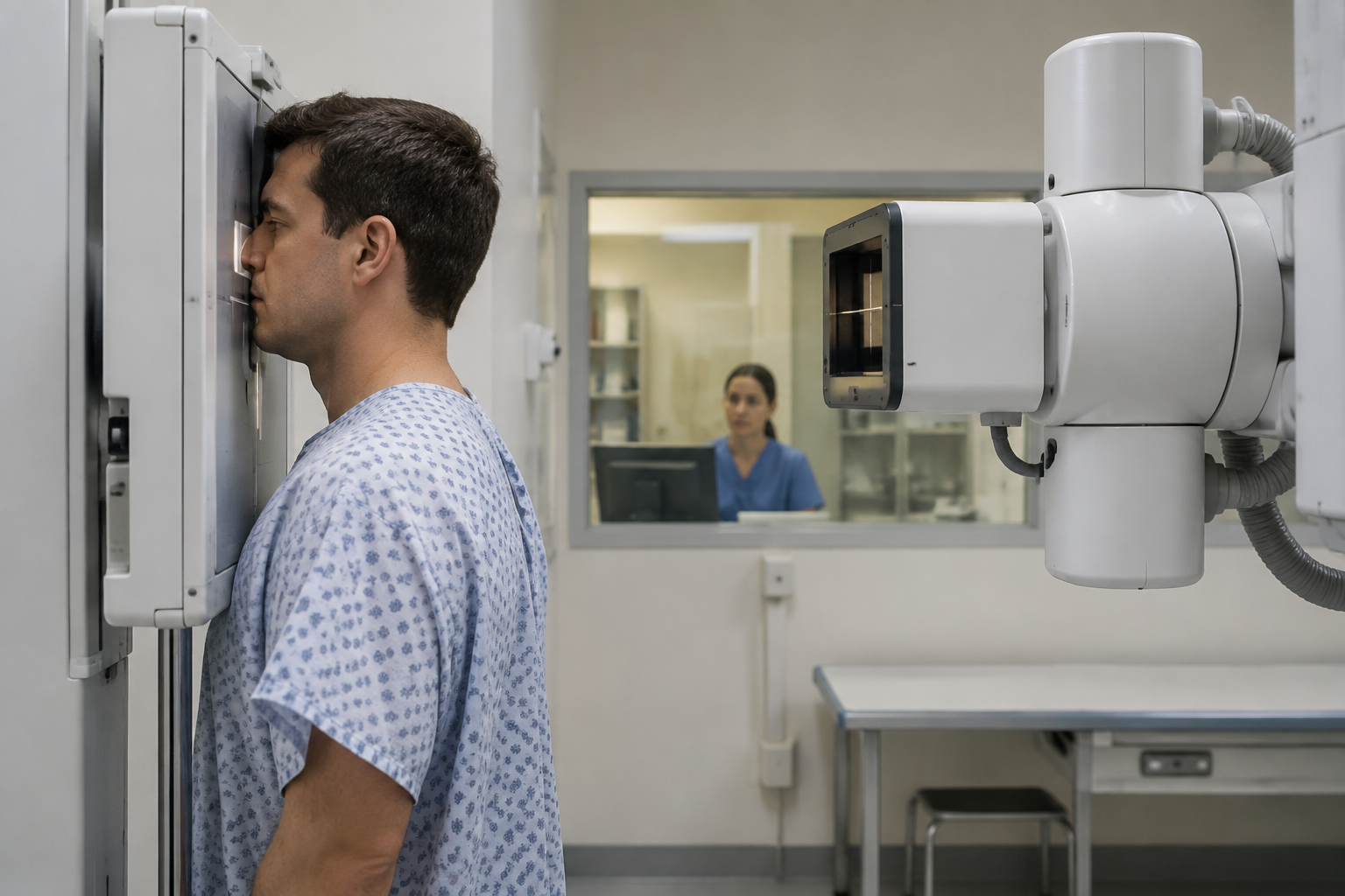 أشعة سينية على عظام الوجه — Facial Bone X-Ray — صورة توضيحية للفحص