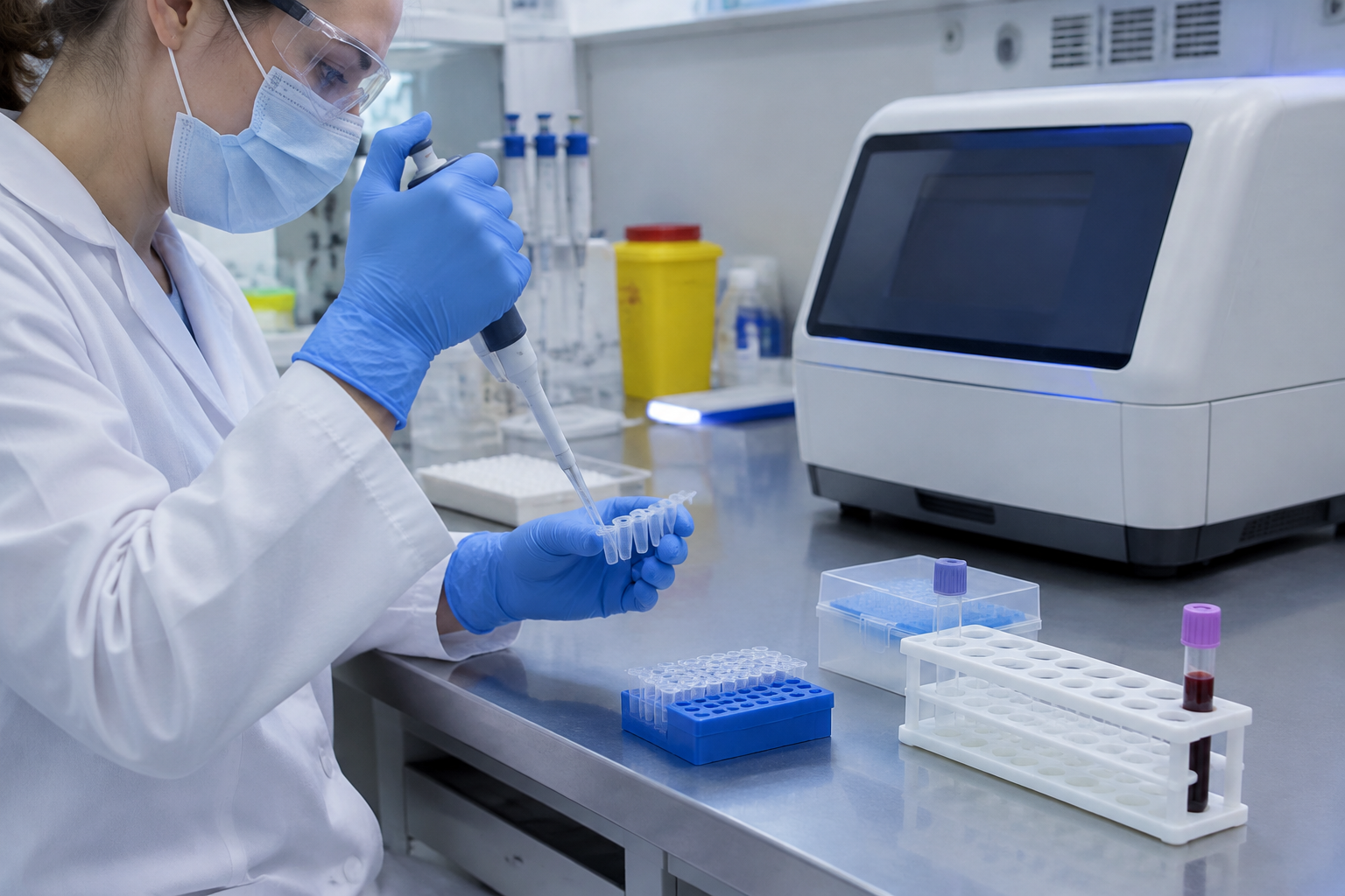 فحص طفرة MYD88 L265P — Myeloid Differentiation Primary Response 88 L265P Mutation Test (MYD88 L265P) — صورة توضيحية للفحص