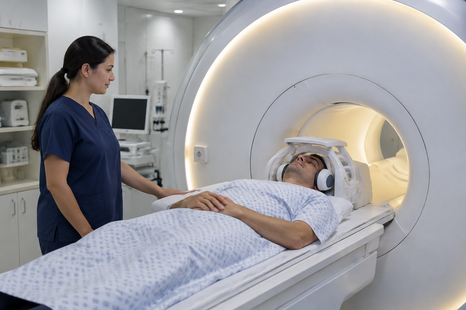 تصوير أورام الكبيبة الوداجية بالطريقتين المقطعية والرنين — Computed Tomography and Magnetic Resonance Imaging of Glomus Jugulare Tumors (CT, MRI) — صورة توضيحية للفحص