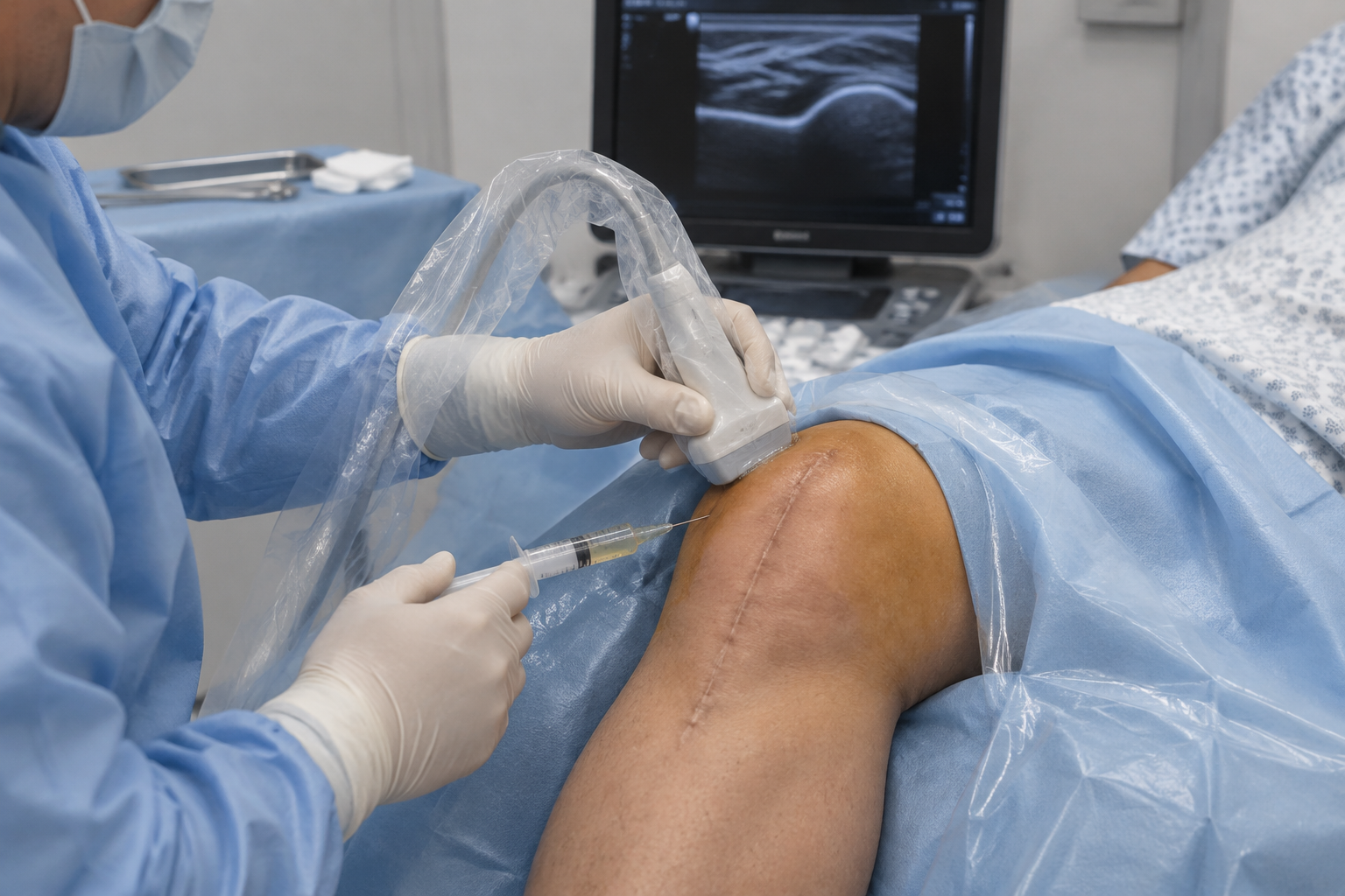 تحليل ألفا ديفنسين في سائل المفصل — Synovial fluid alpha-defensin assay — صورة توضيحية للفحص