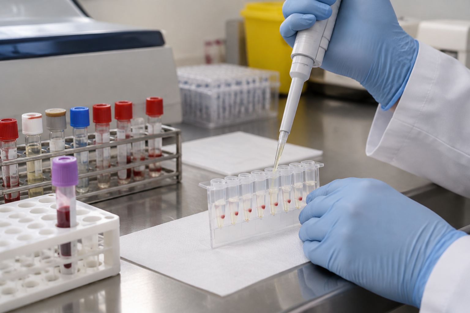 اختبار تحديد نوع الأجسام المضادة في انحلال الدم الوليدي — Antibody identification testing in neonatal hemolysis — صورة توضيحية للفحص