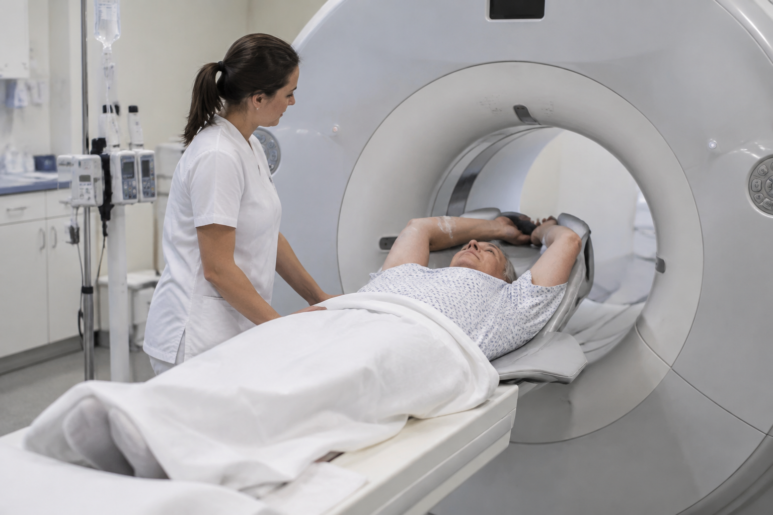 التصوير البوزيتروني بمستقبلات السوماتوستاتين DOTATOC — Somatostatin receptor positron emission tomography with DOTA-Tyr3-octreotide (PET, DOTATOC) — صورة توضيحية للفحص