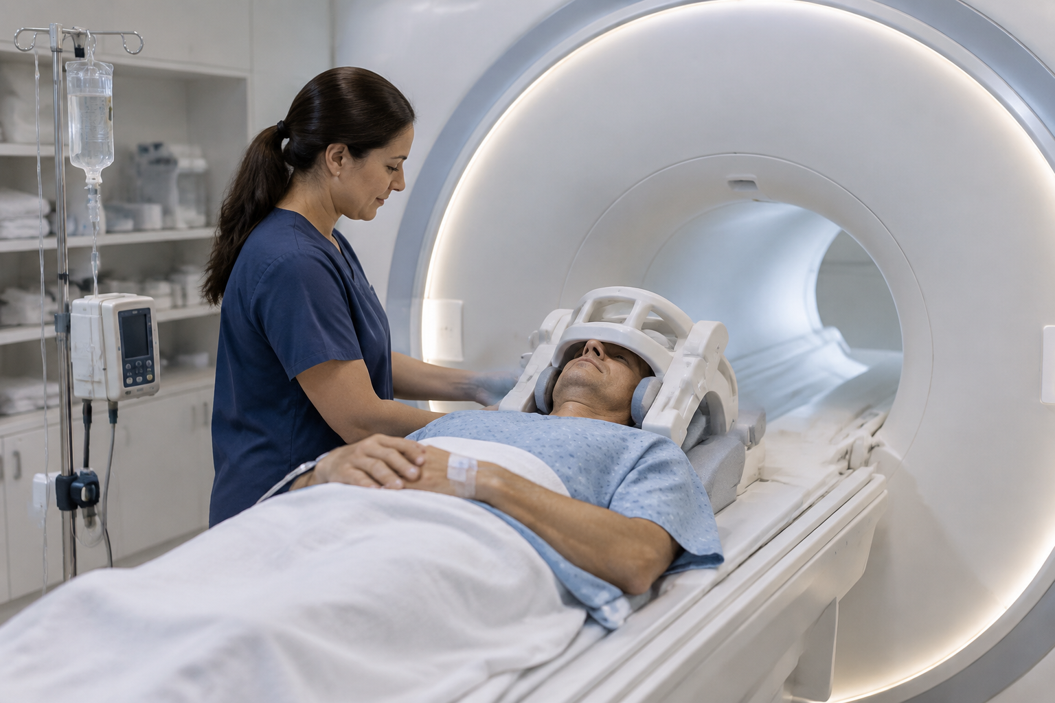 الرنين المغناطيسي لانتشار الأورام على طول الأعصاب — Magnetic Resonance Imaging for Perineural Tumor Spread (MRI) — صورة توضيحية للفحص