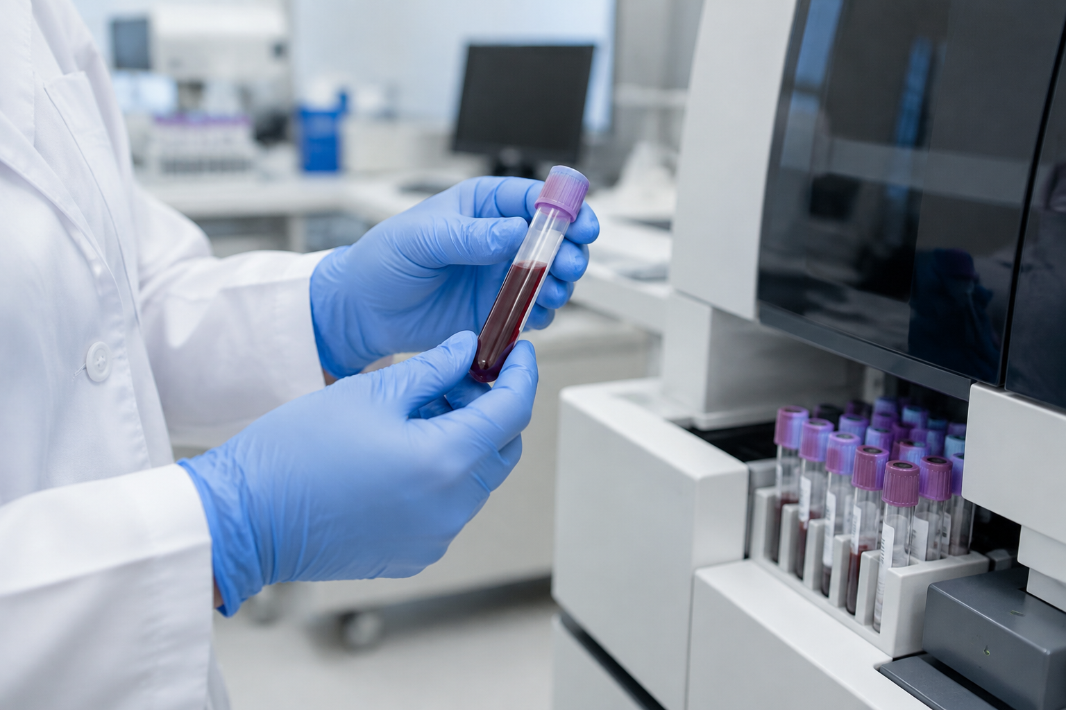 تحليل السكر التراكمي (HbA1c) — صورة توضيحية للفحص
