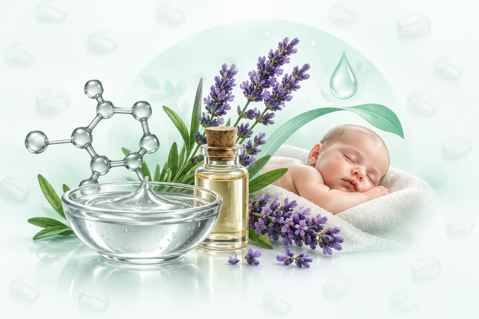 ديميتيكون، لافندر | dimeticone, lavandula angustifolia