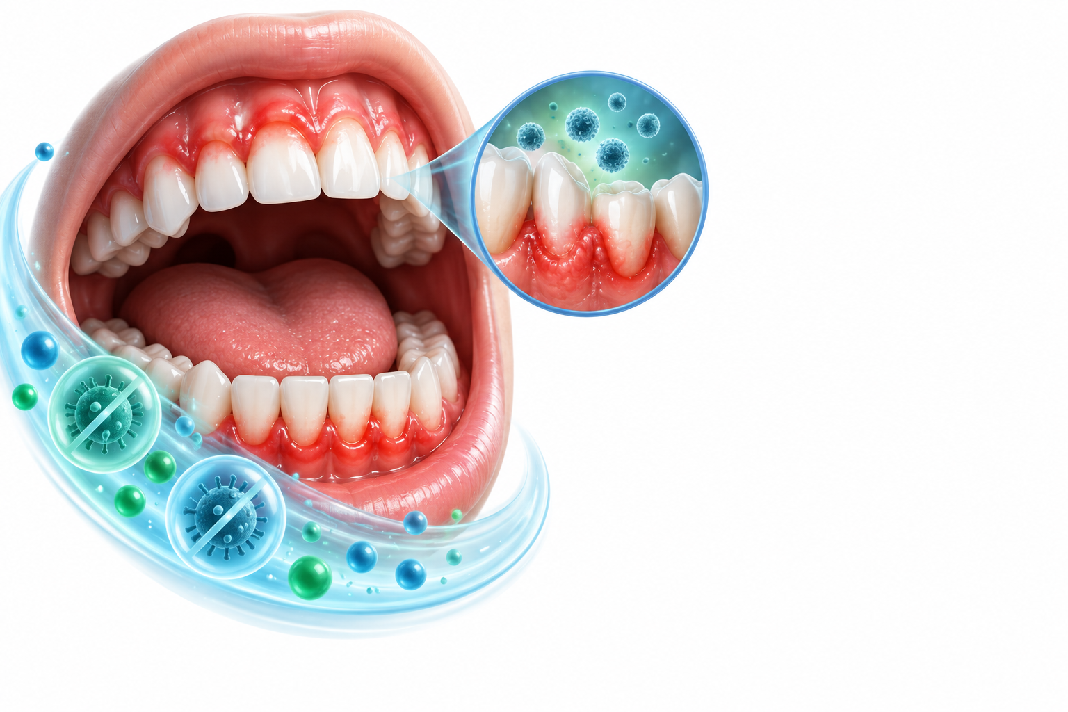 حمض الساليسيليك، الصوديوم، السلفاسيتاميد | salicylic acid, sodium, sulfacetamide — رسم توضيحي لفئة التهاب اللثة والفم