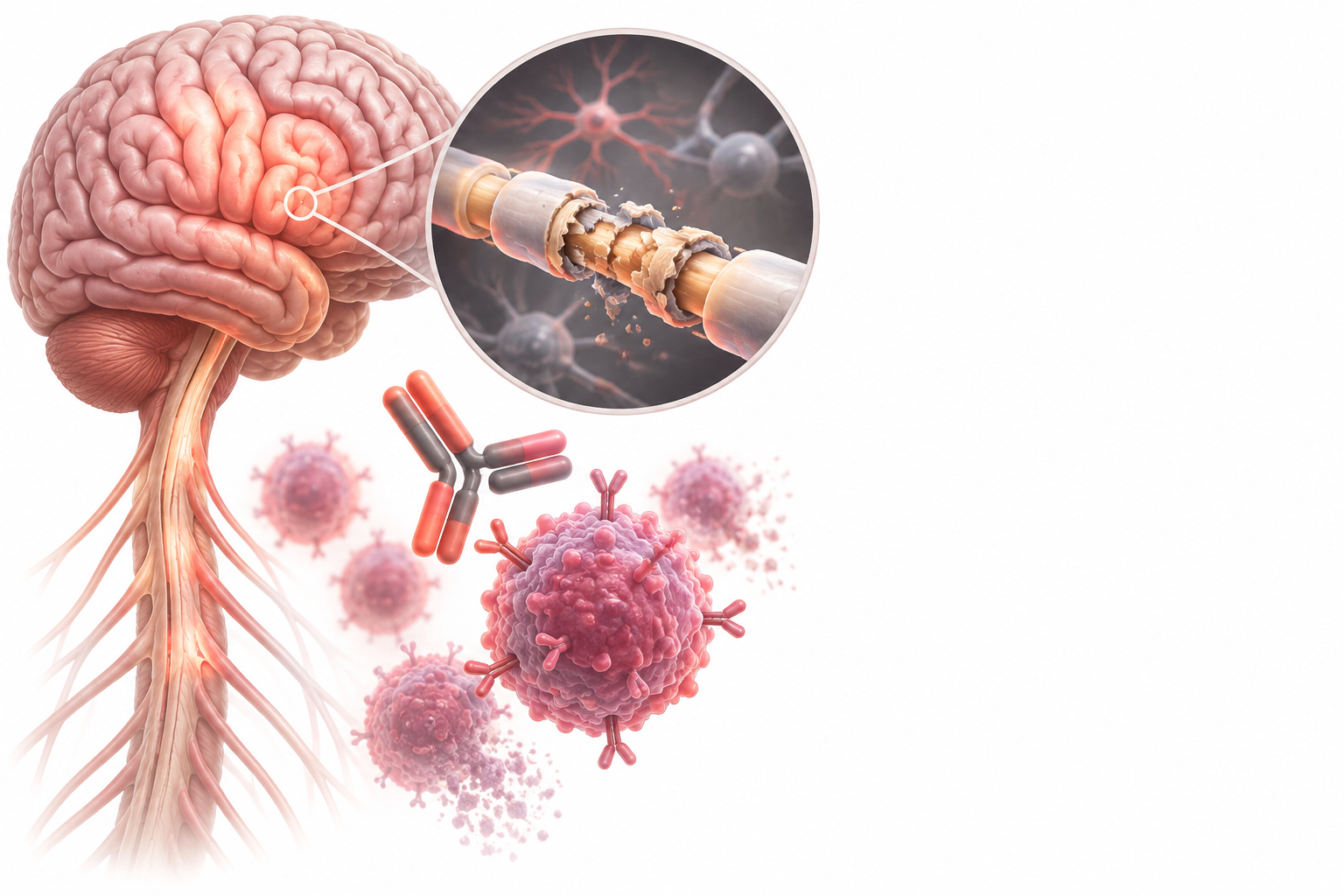 اوكرليزوماب | Ocrelizumab — رسم توضيحي لفئة تصلب متعدد