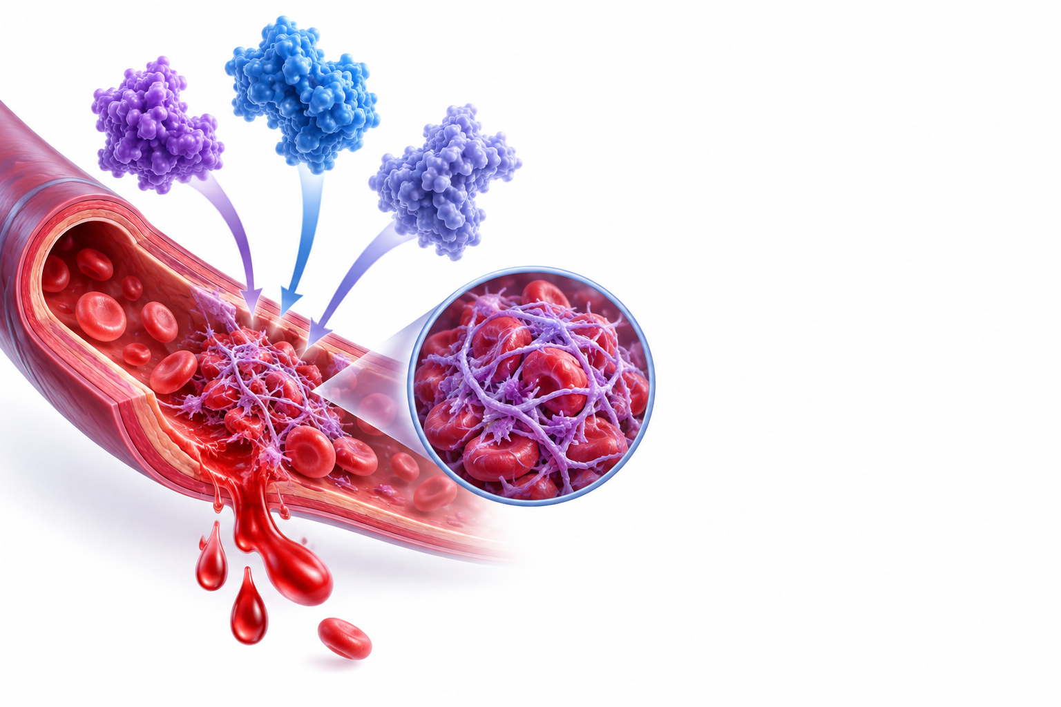 عامل التخثر الثاني والتاسع والعاشر . | Human Factor II, Human Factor X, Human Factor IX — رسم توضيحي لفئة نزف
