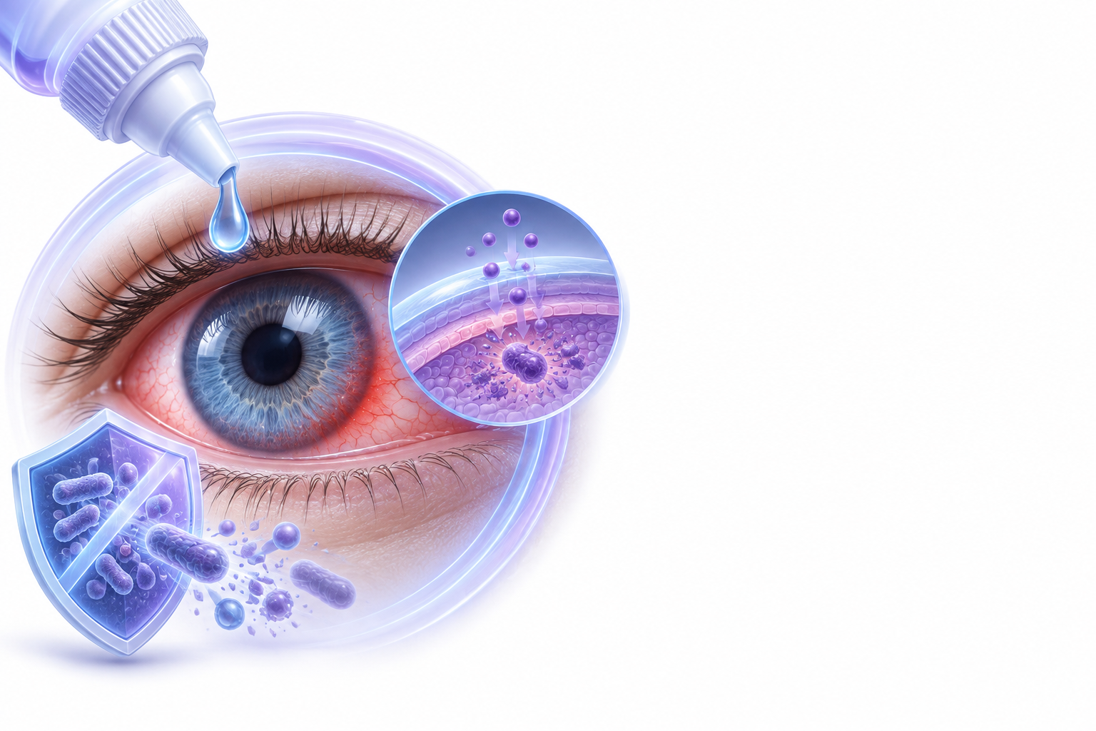 اريثرومايسين للعين | Erythromycin ophthalmic — رسم توضيحي لفئة التهاب القرنية