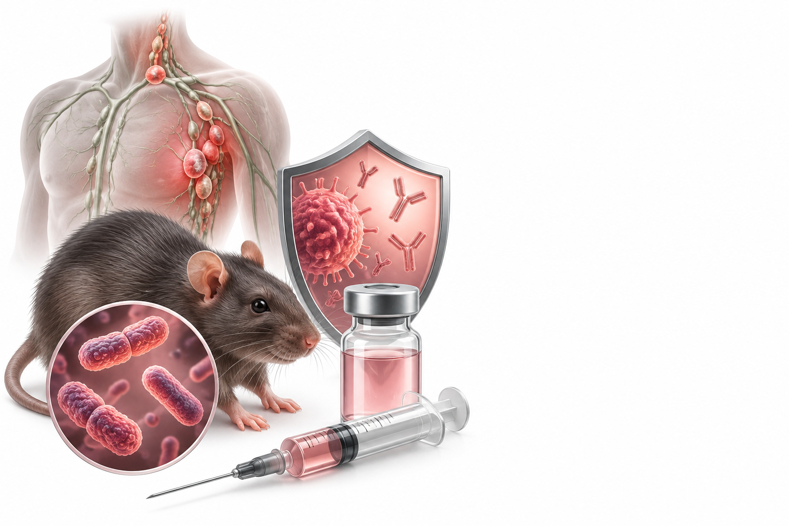 لقاح الطاعون | Plague Vaccine — رسم توضيحي لفئة طاعون دبلي