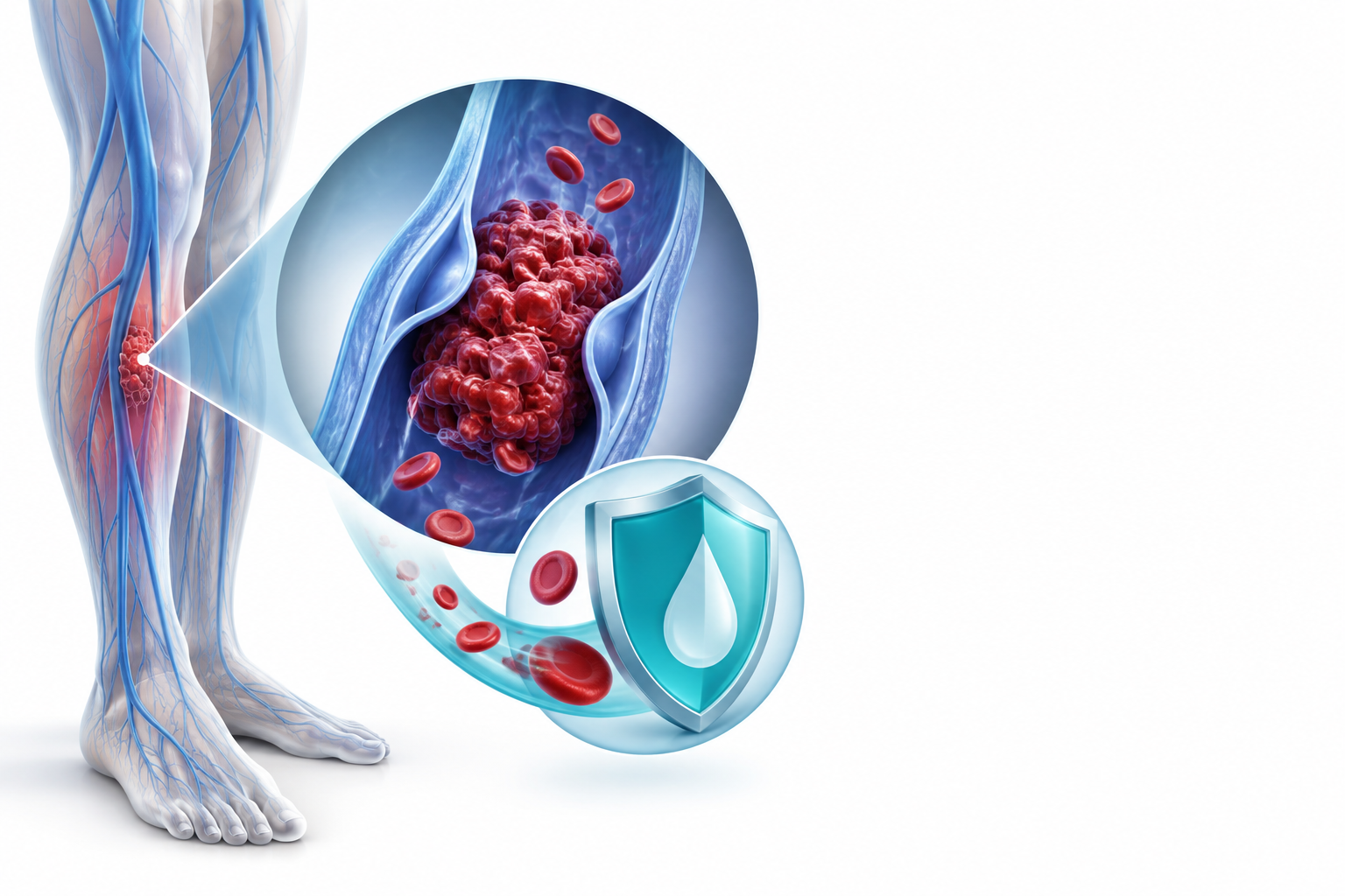 هيبارينويد، هيالورونيديز | Heparinoid, hyaluronidase — رسم توضيحي لفئة التهاب الوريد الخثاري