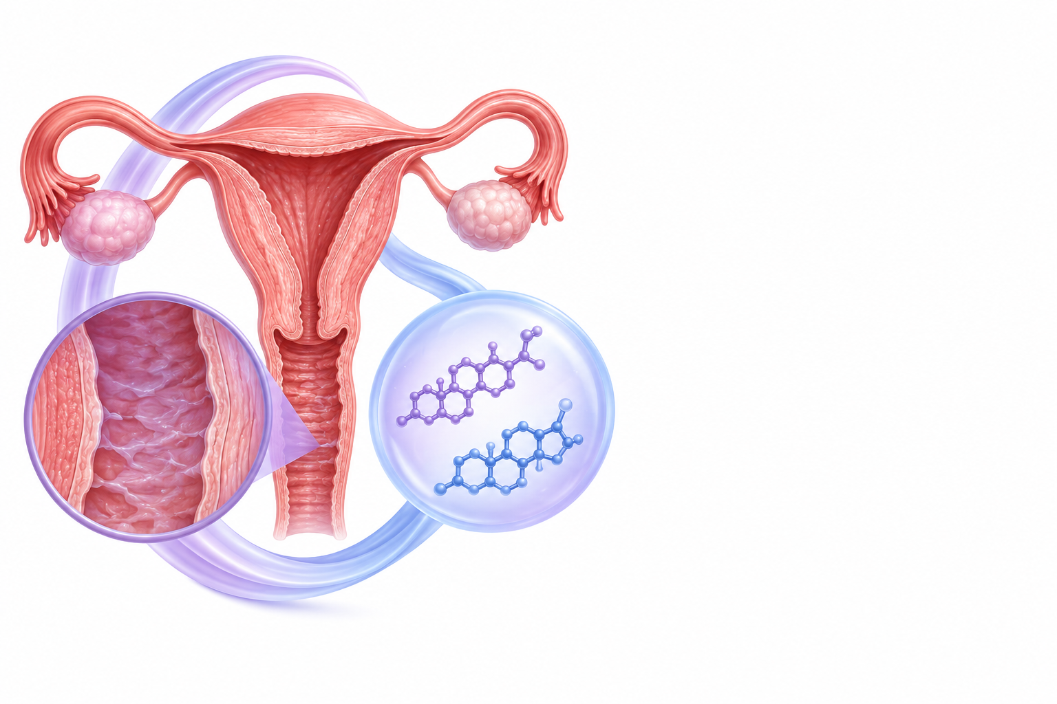 إستروجين مقترن و ميدروكسي بروجيستيرون | Conjugated Estrogens and Medroxyprogesterone — رسم توضيحي لفئة التهاب المهبل الضموري