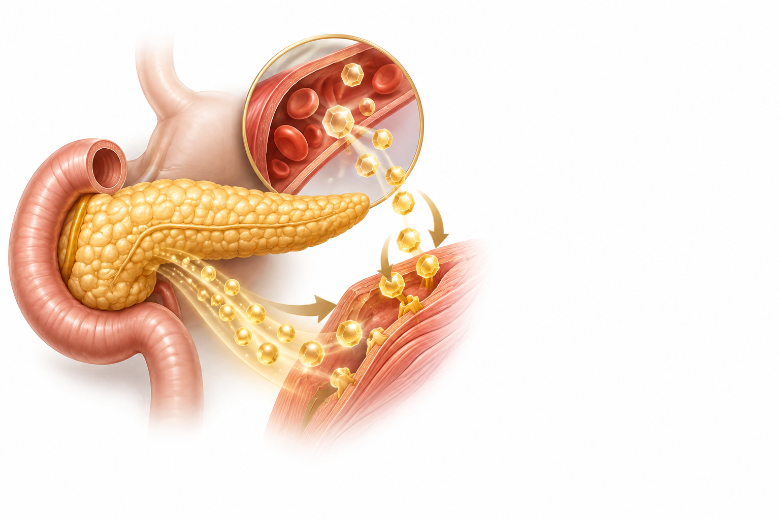 الأنسولين غلارجين | Insulin Glargine — رسم توضيحي لفئة سكري النوع الثاني