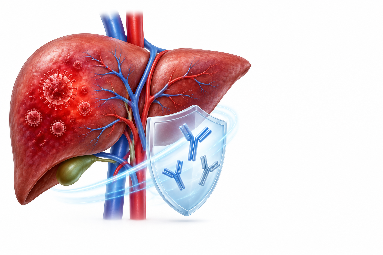 بروتين غاما غلوبيولين البشري | Human gamma globlin protein — رسم توضيحي لفئة التهاب الكبد