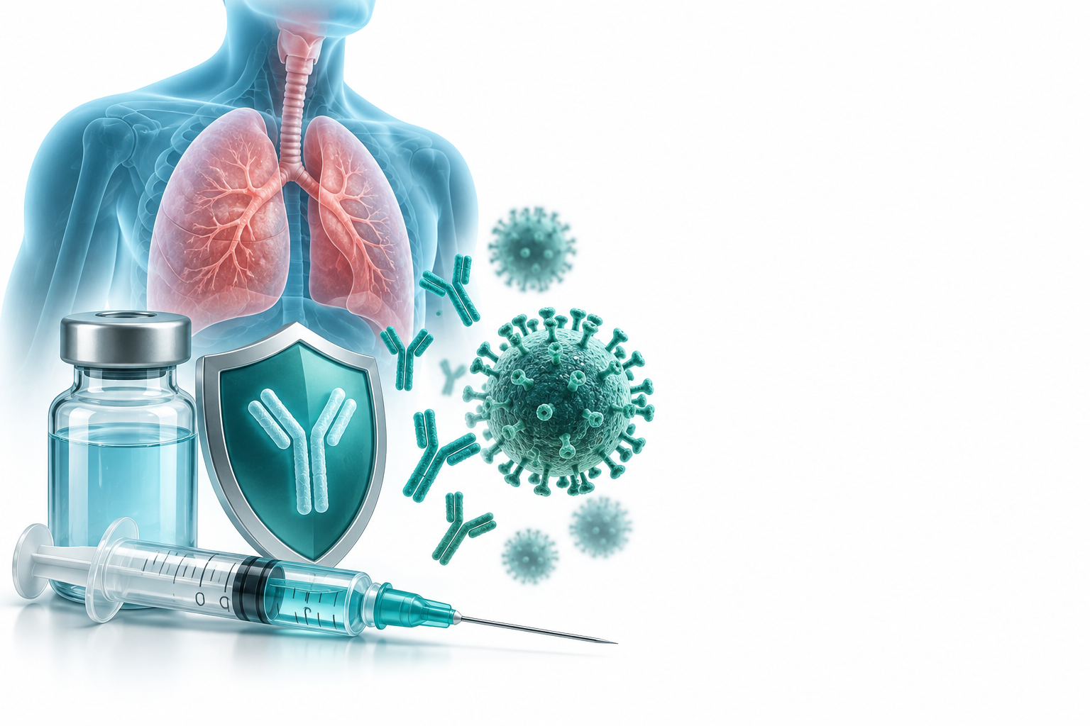 فيروس الانفلونزا غير النشط . | Inactivated Influenza Virus — رسم توضيحي لفئة لقاح الأنفلونزا