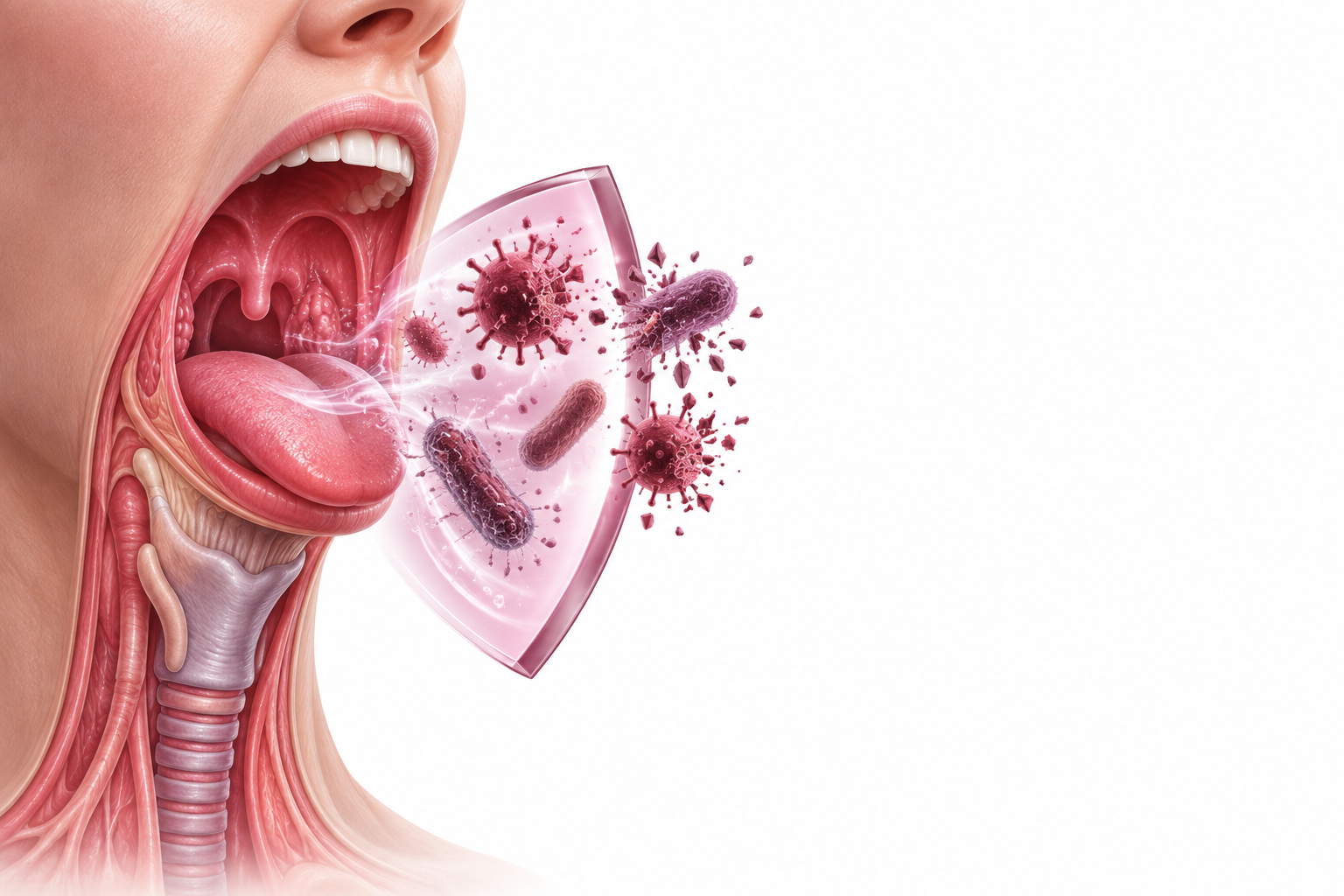 البيتين، سيتريميد ، الكلورهيكسيدين ، المنثول ، مستخلص نبتة الزعتر | betaine, cetrimide, chlorhexidine, menthol, thymus vulgare — رسم توضيحي لفئة كبح الجراثيم