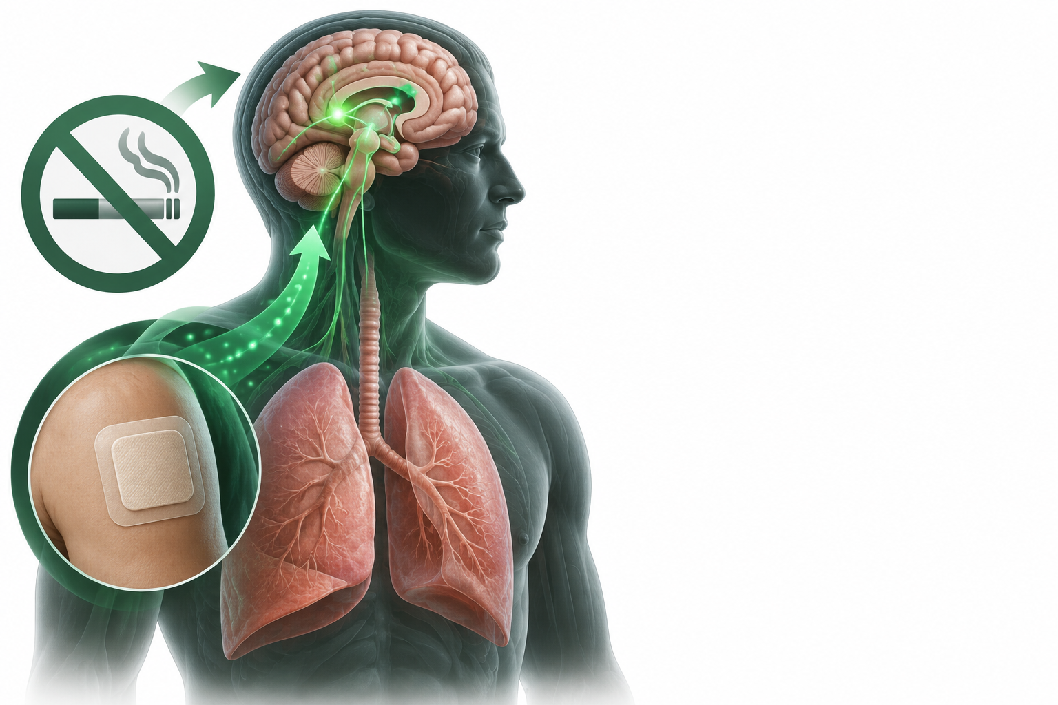 نيكوتين موضعي | Nicotine Topical — رسم توضيحي لفئة انسحاب النيكوتين