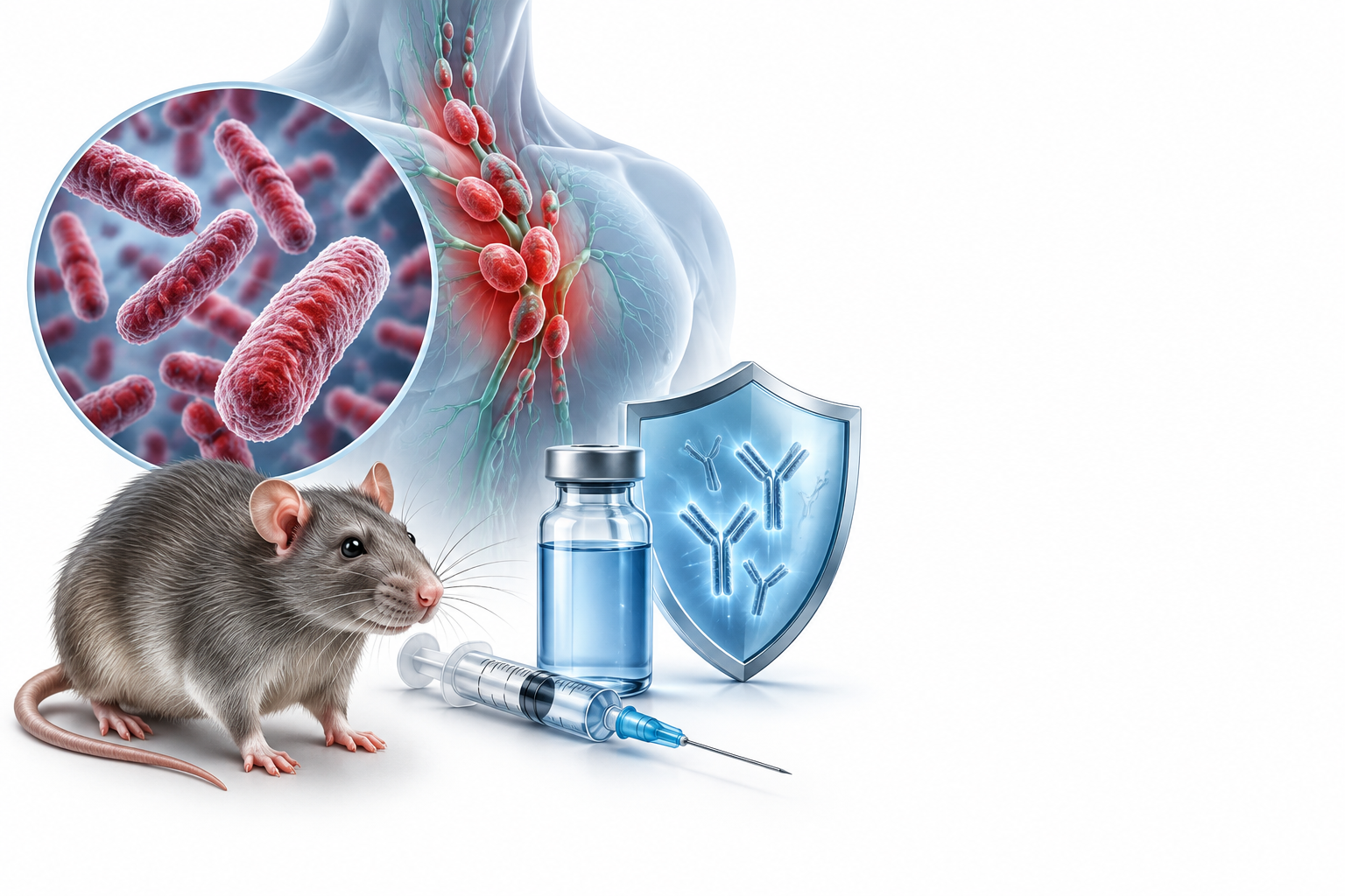 لقاح الطاعون | Plague Vaccine — رسم توضيحي لفئة طاعون إنتاني