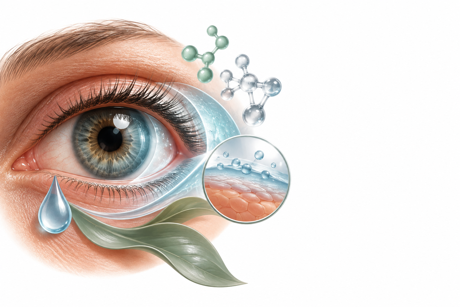 الإكوتين و حمض الهيالورونيك | ectoin, hyaluronic acid — رسم توضيحي لفئة متلازمة جفاف العين