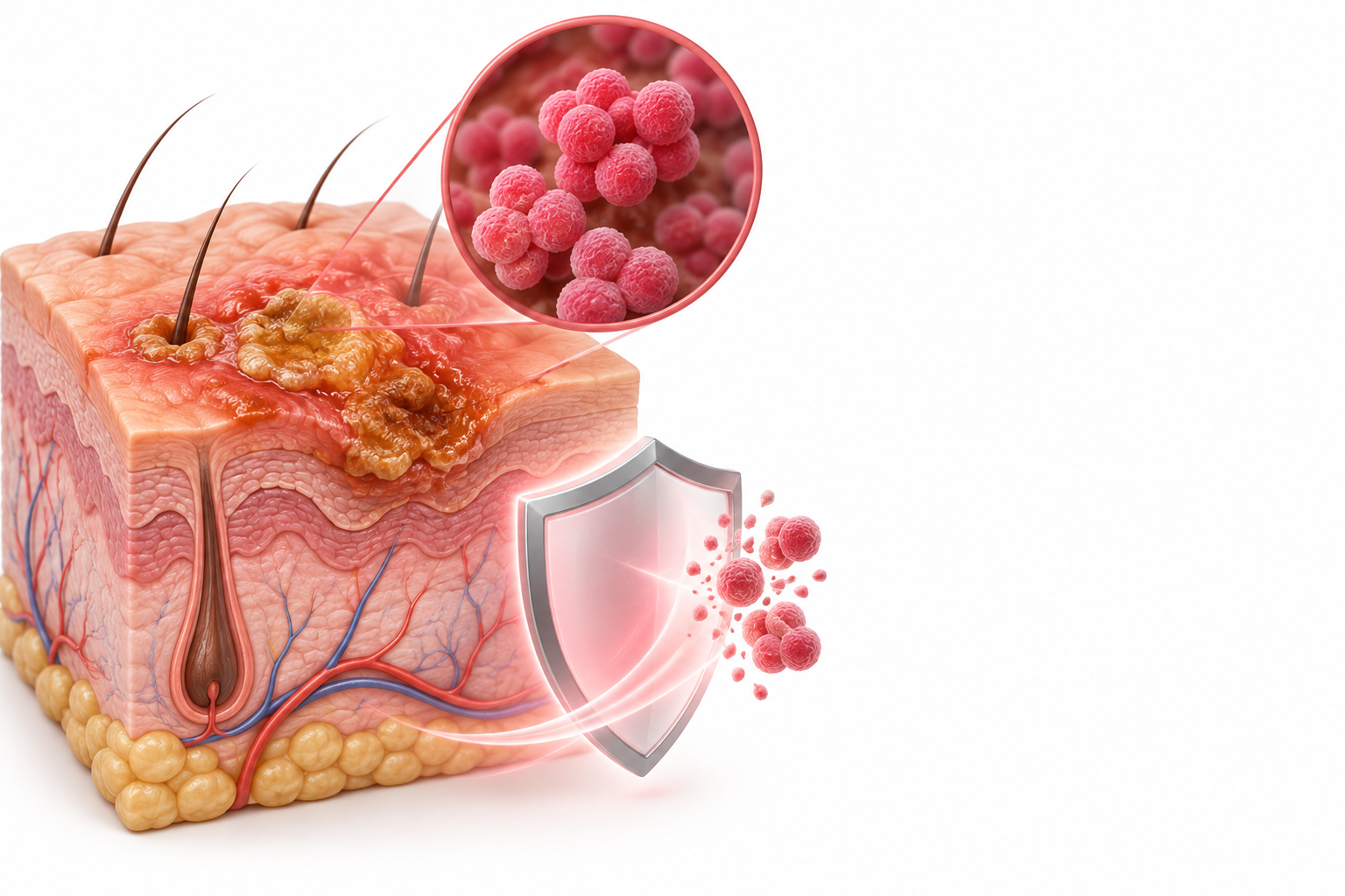 أكسيد الزئبق | Mercuric oxide — رسم توضيحي لفئة قوباء