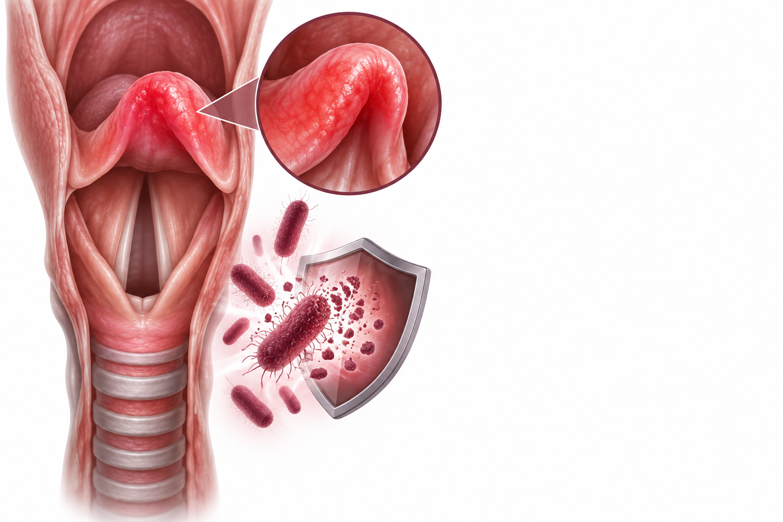 سيفترياكسون | Ceftriaxone — رسم توضيحي لفئة التهاب لسان المزمار