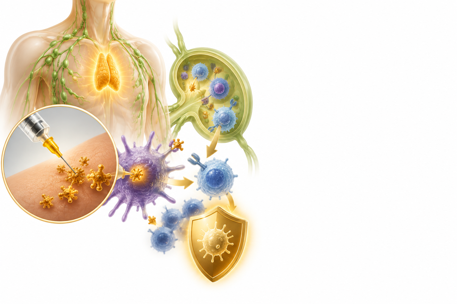بوليمر مستخلص مسبب لحساسية السلين | polymerized allergen extract tuberculin — رسم توضيحي لفئة استجابة مناعية