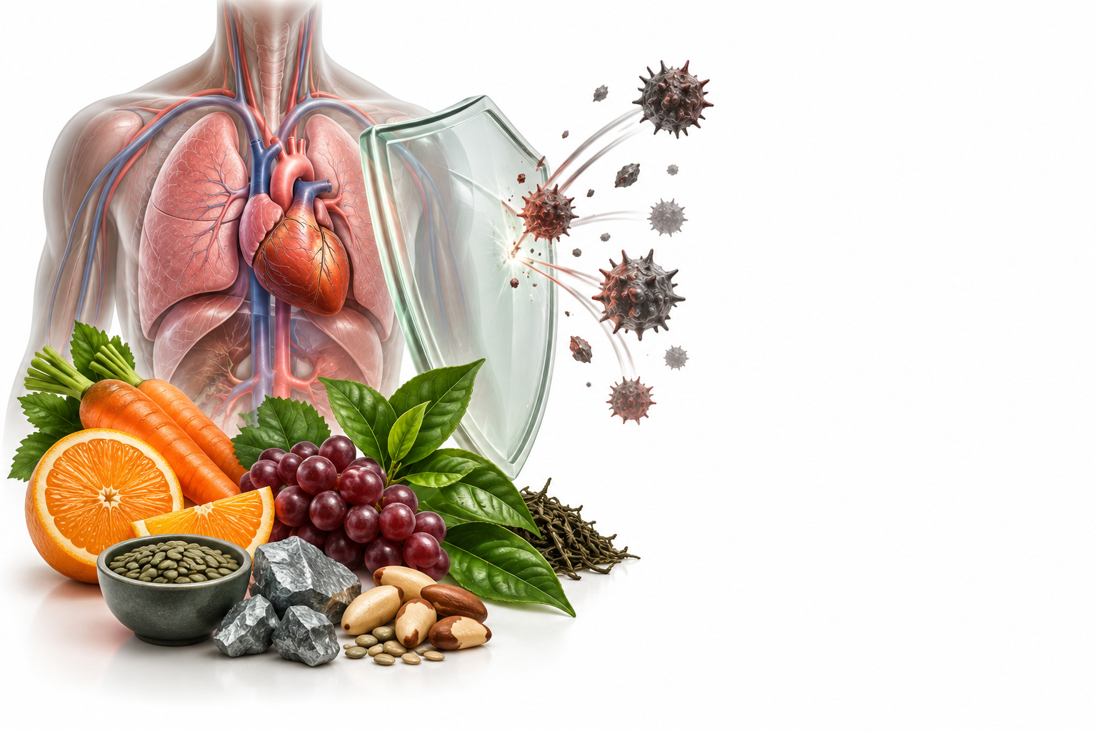 بذور العنب | Grape Seed — رسم توضيحي لفئة مضاد التأكسد