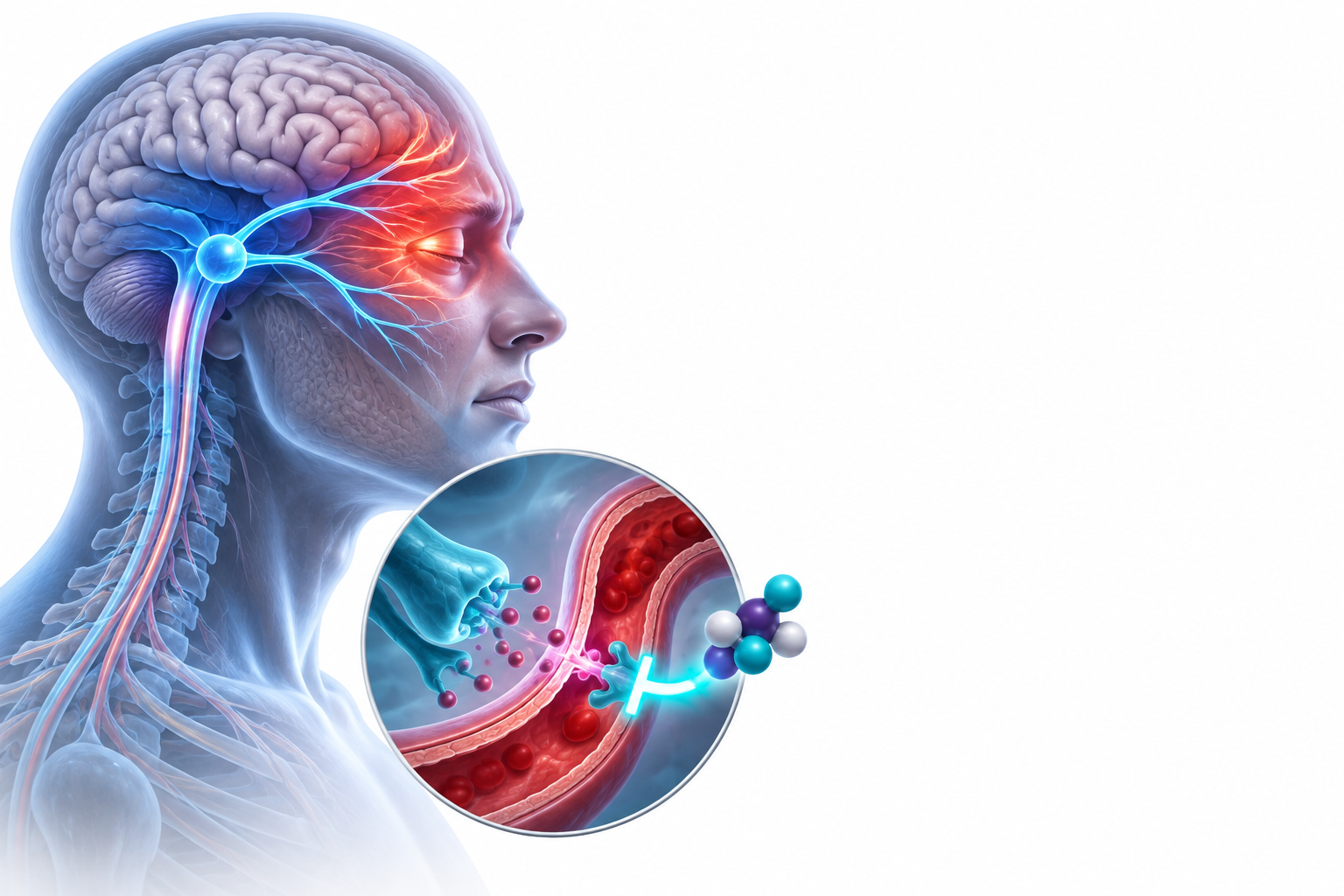 جالكانيزوماب | Galcanezumab — رسم توضيحي لفئة صداع عنقودي