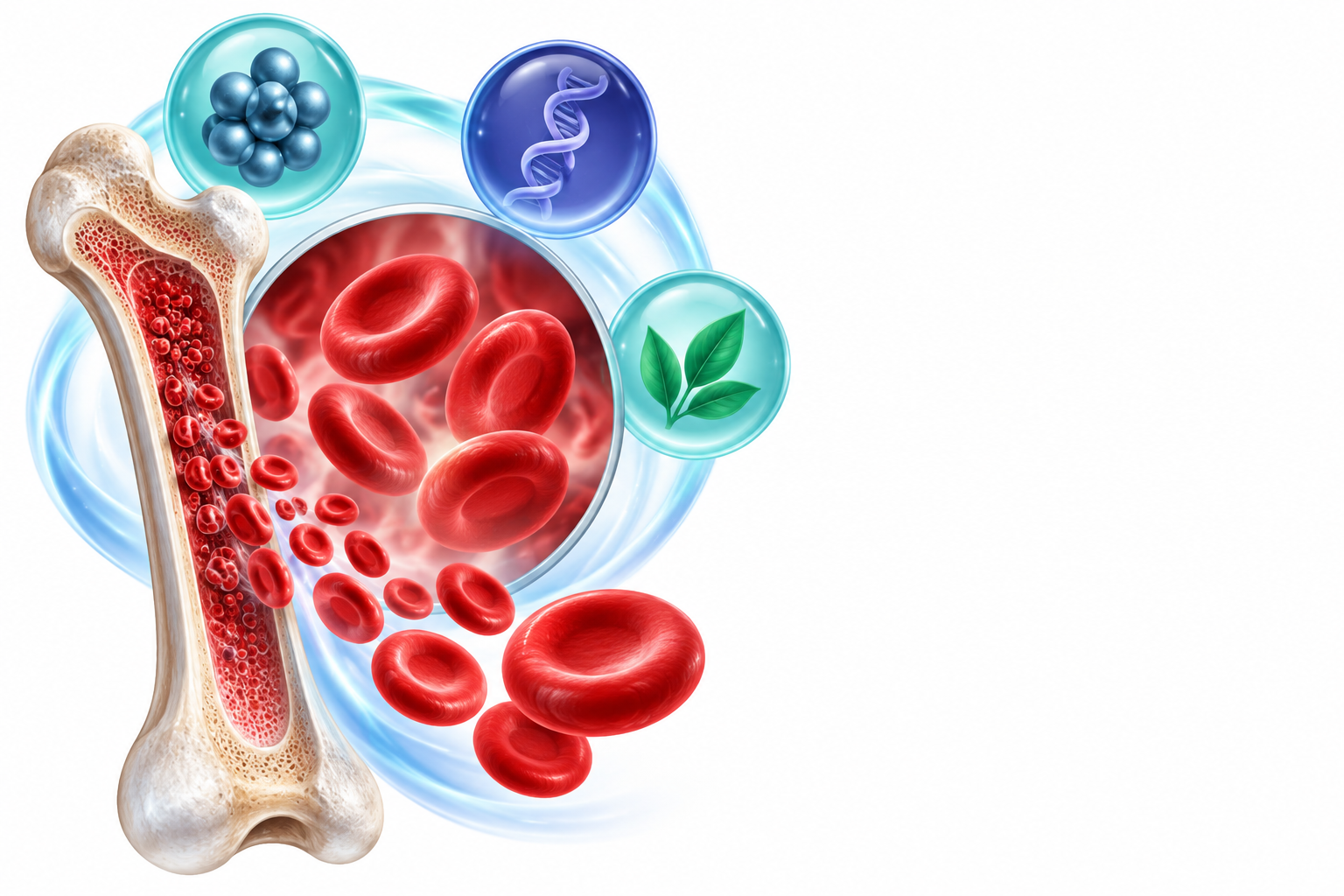 حديد، فيتامين ب12، فوليد أسيد | Elemental Iron, Vit B12, Folic acid — رسم توضيحي لفئة مكملات الحديد