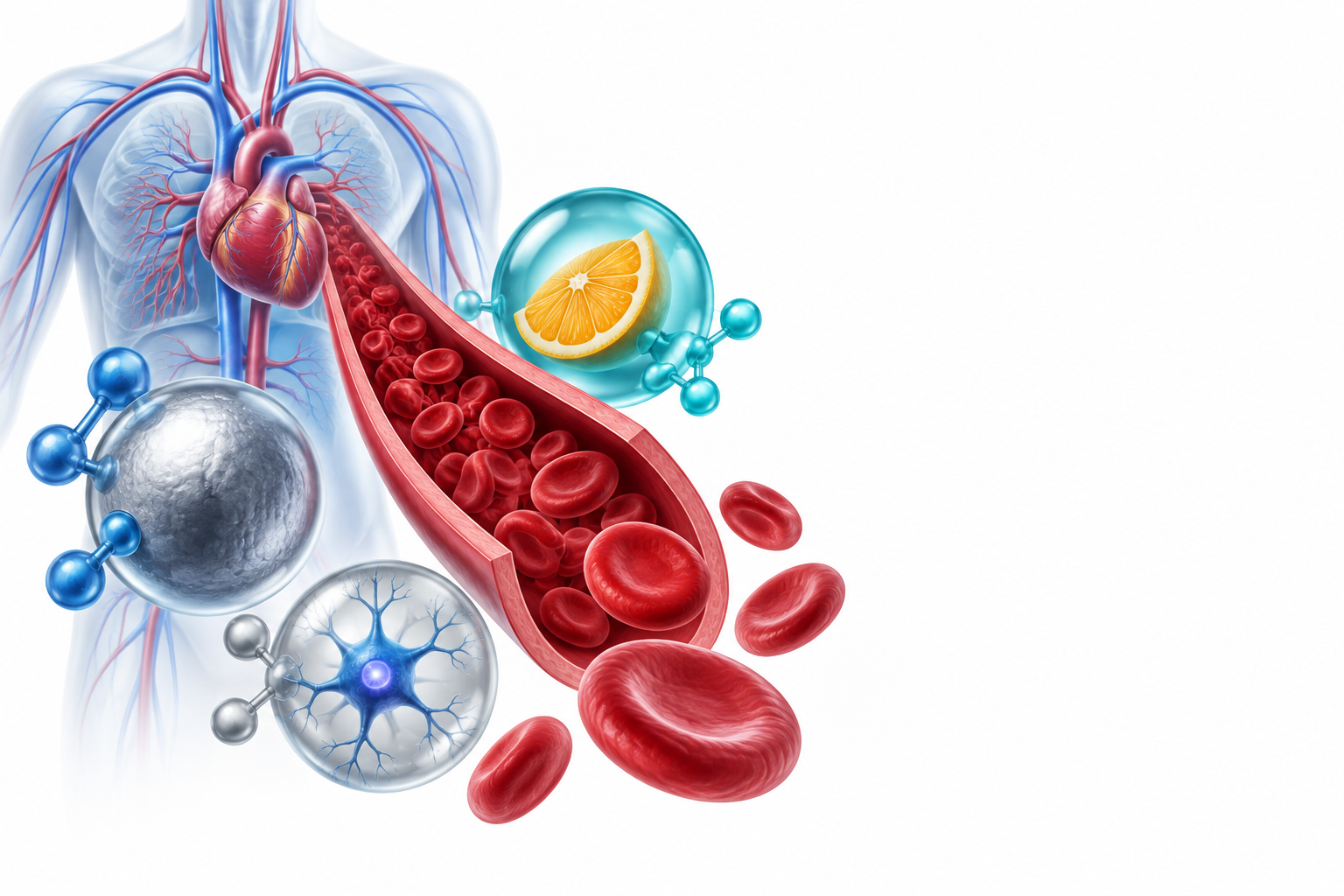 حديد, فيتامين سي, فيتامين ب12 | Iron, Vitamin C, Vitamin B12 — رسم توضيحي لفئة مكملات الحديد