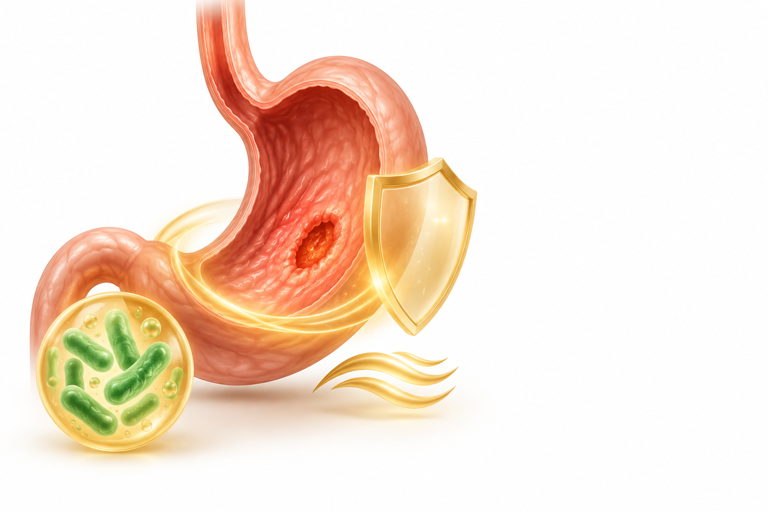 عصية لبنية حمضية، ميثسكوبولامين | Lactobacillus Acidophilus, Methscopolamine — رسم توضيحي لفئة قرحة